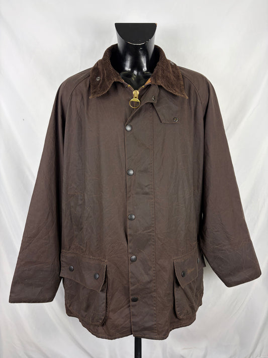 Barbour Giacca Beaufort recente marrone C50/127cm Brown Wax Beaufort jacket Size XXL - Shop In London