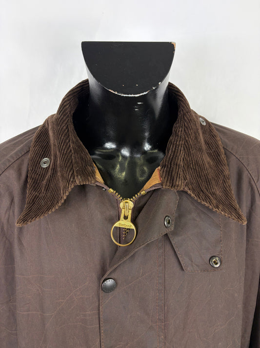 Barbour Giacca Beaufort recente marrone C50/127cm Brown Wax Beaufort jacket Size XXL - Shop In London