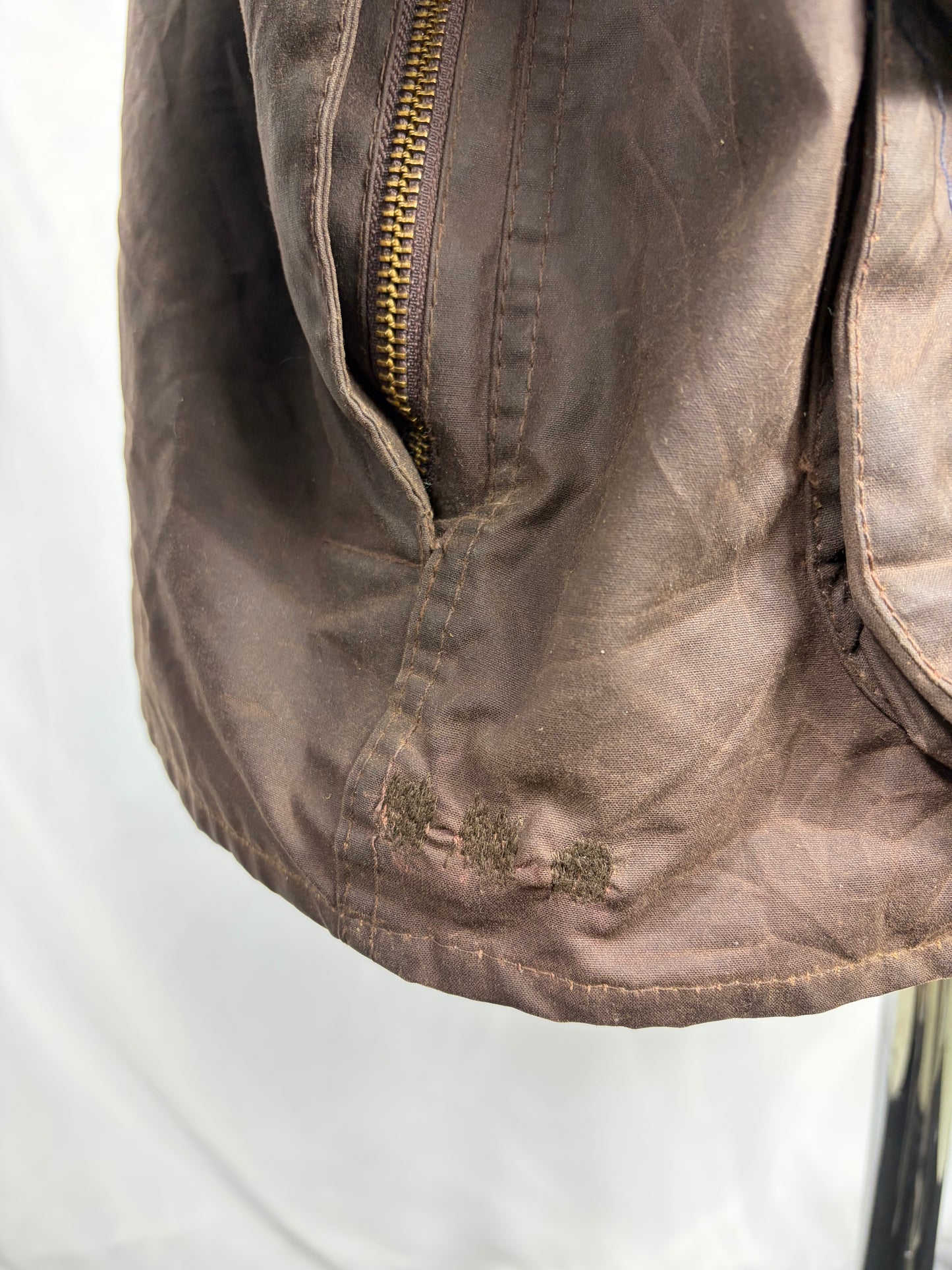 Barbour Giacca Beaufort recente marrone C50/127cm Brown Wax Beaufort jacket Size XXL