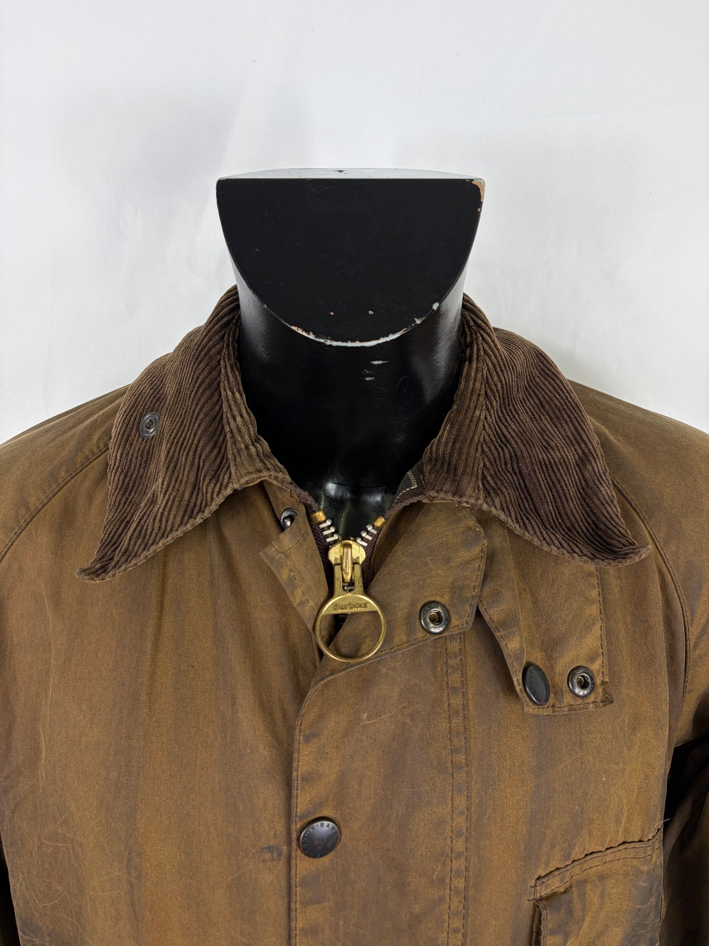 Barbour Classic Solway verde oliva Cerato C38/97 cm Medium- Man Wax Classic Solway Olive jacket SIze Medium