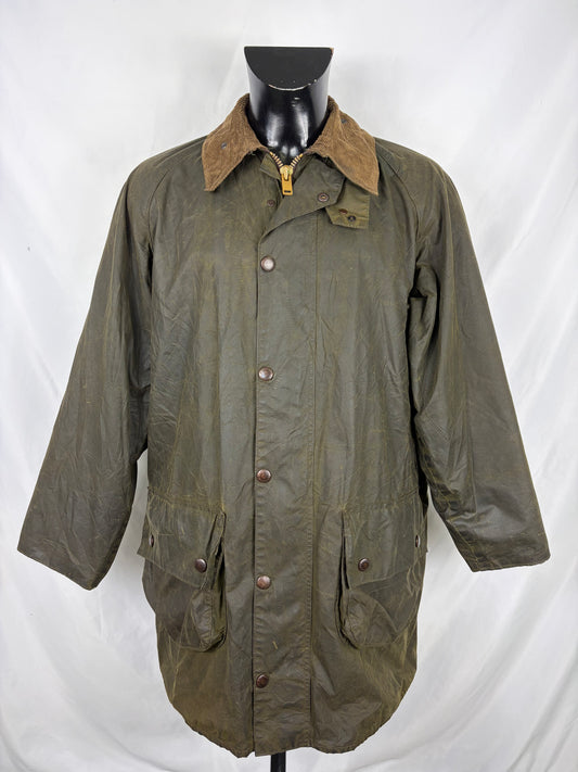 Giacca Barbour Gamefair Verde Vintage Cerata C40/102 cm Medium - Green wax Gamefair jacket size Medium