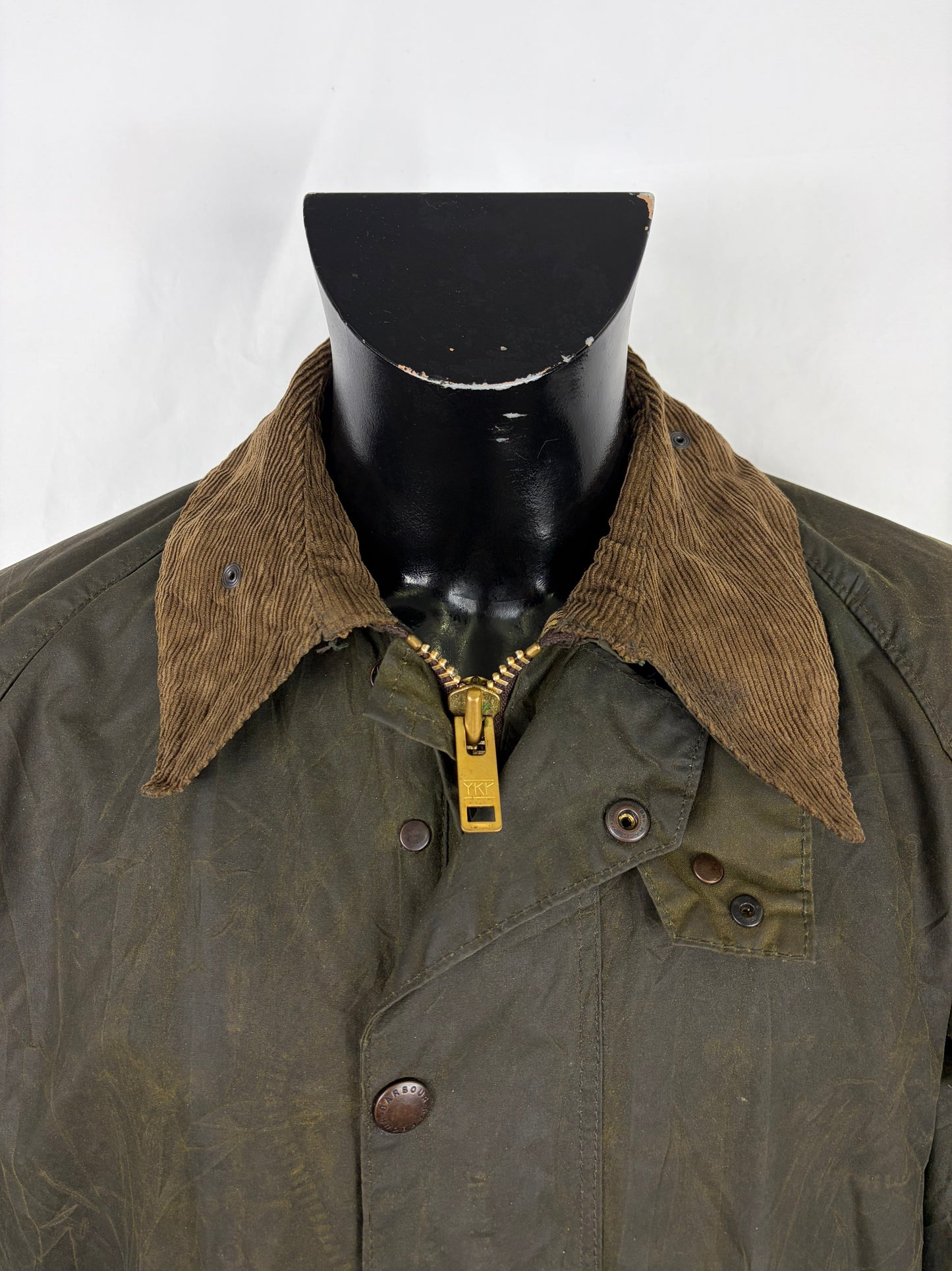 Giacca Barbour Gamefair Verde Vintage Cerata C40/102 cm Medium - Green wax Gamefair jacket size Medium