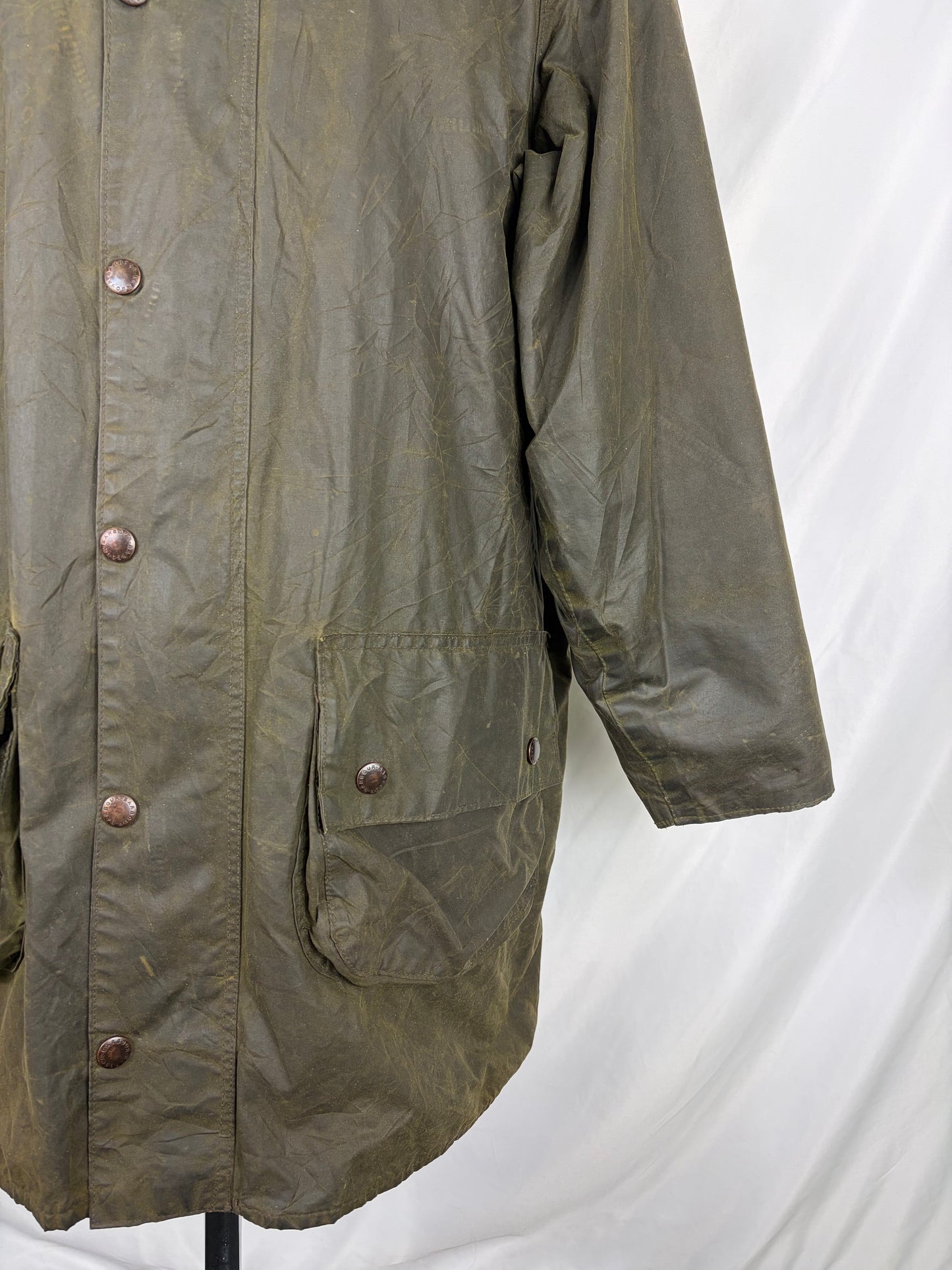 Giacca Barbour Gamefair Verde Vintage Cerata C40/102 cm Medium - Green wax Gamefair jacket size Medium
