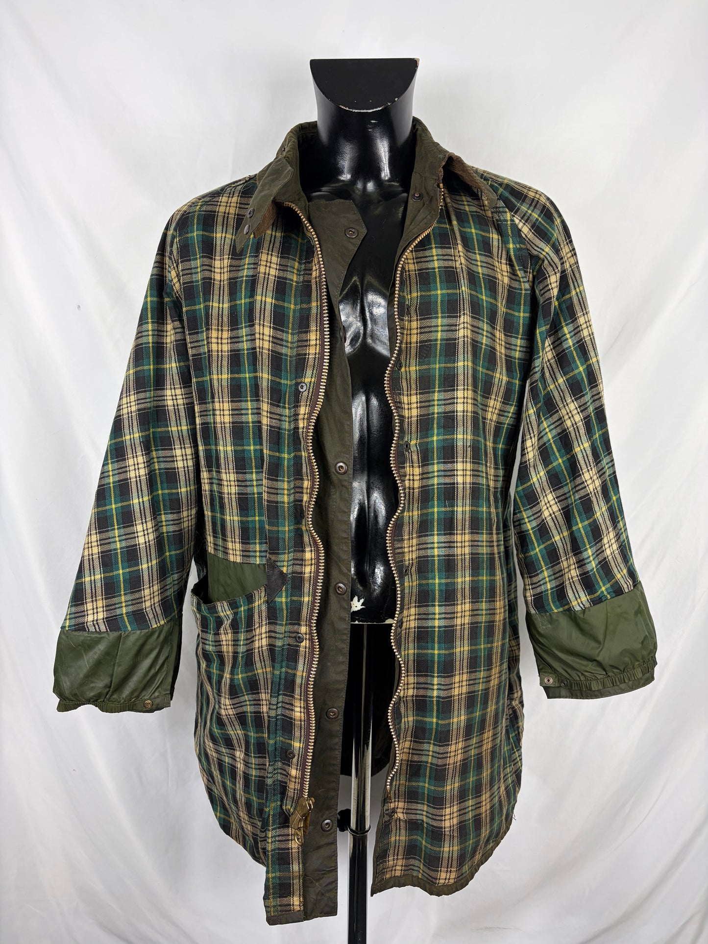 Giacca Barbour Gamefair Verde Vintage Cerata C40/102 cm Medium - Green wax Gamefair jacket size Medium
