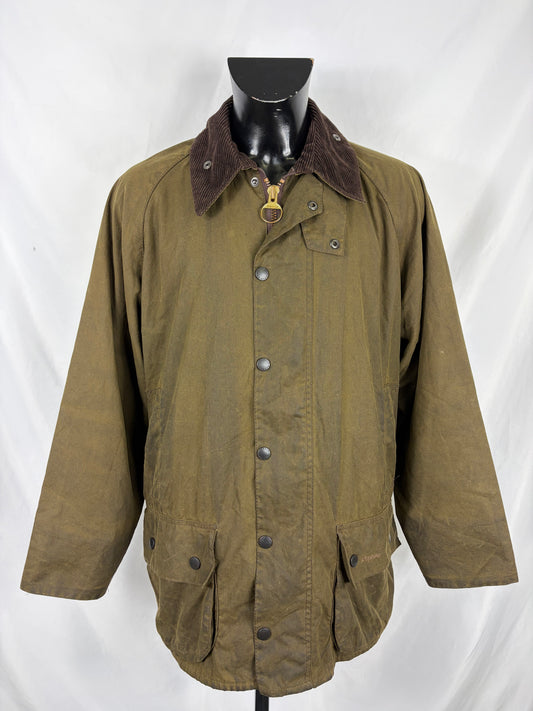 Barbour Giacca Beaufort recente verde C42/107 cm - Olive Beaufort Waxed jacket size large - Shop In London