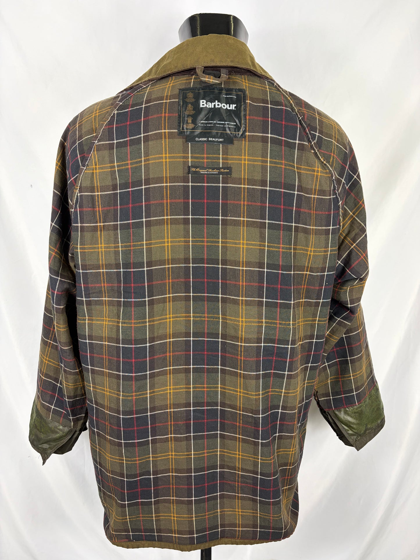 Barbour Giacca Beaufort recente verde C42/107 cm - Olive Beaufort Waxed jacket size large
