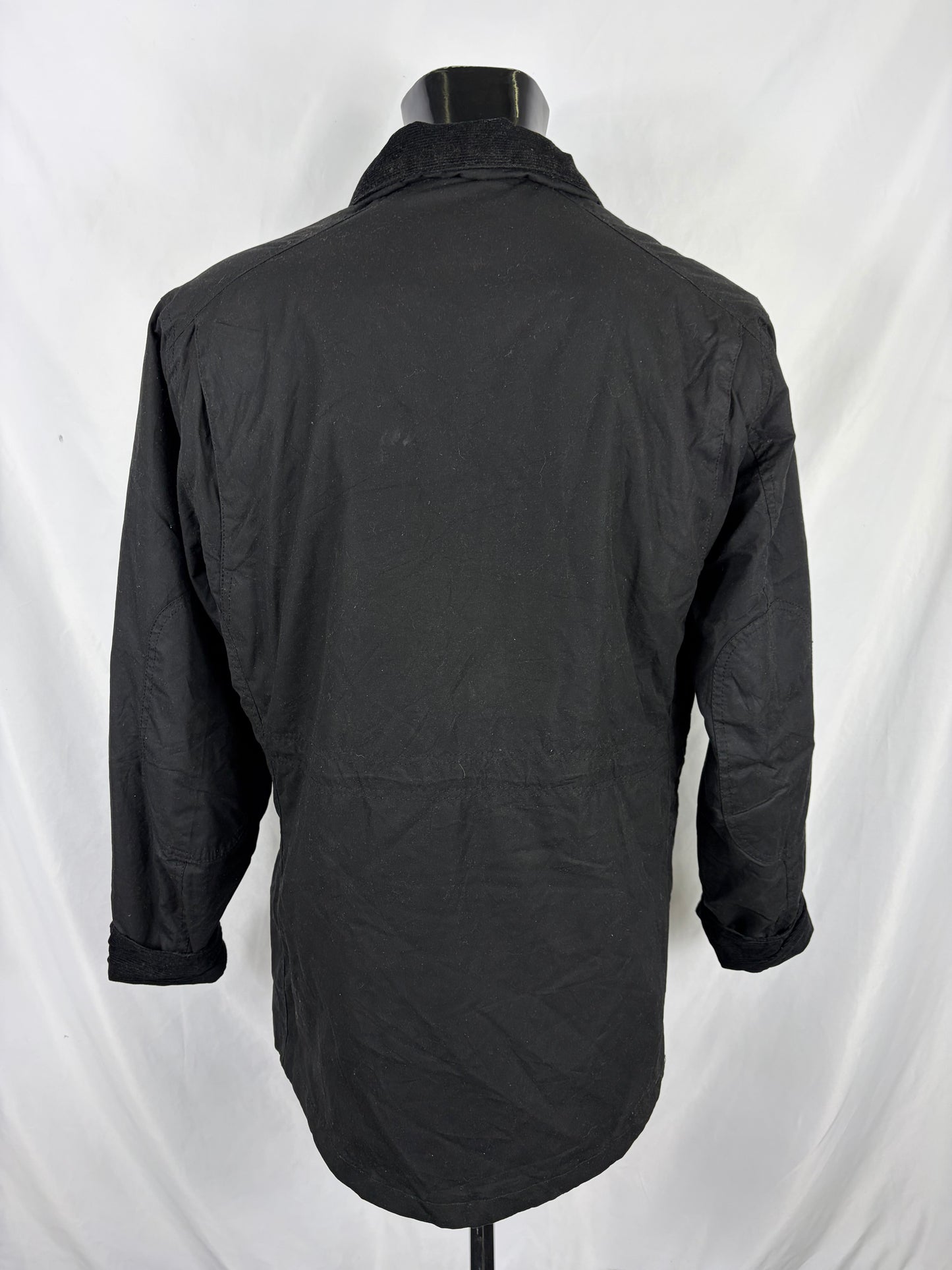 Barbour Giacca uomo nera medium Sapper Jacket Black Waxed Sapper Jacket Size Medium