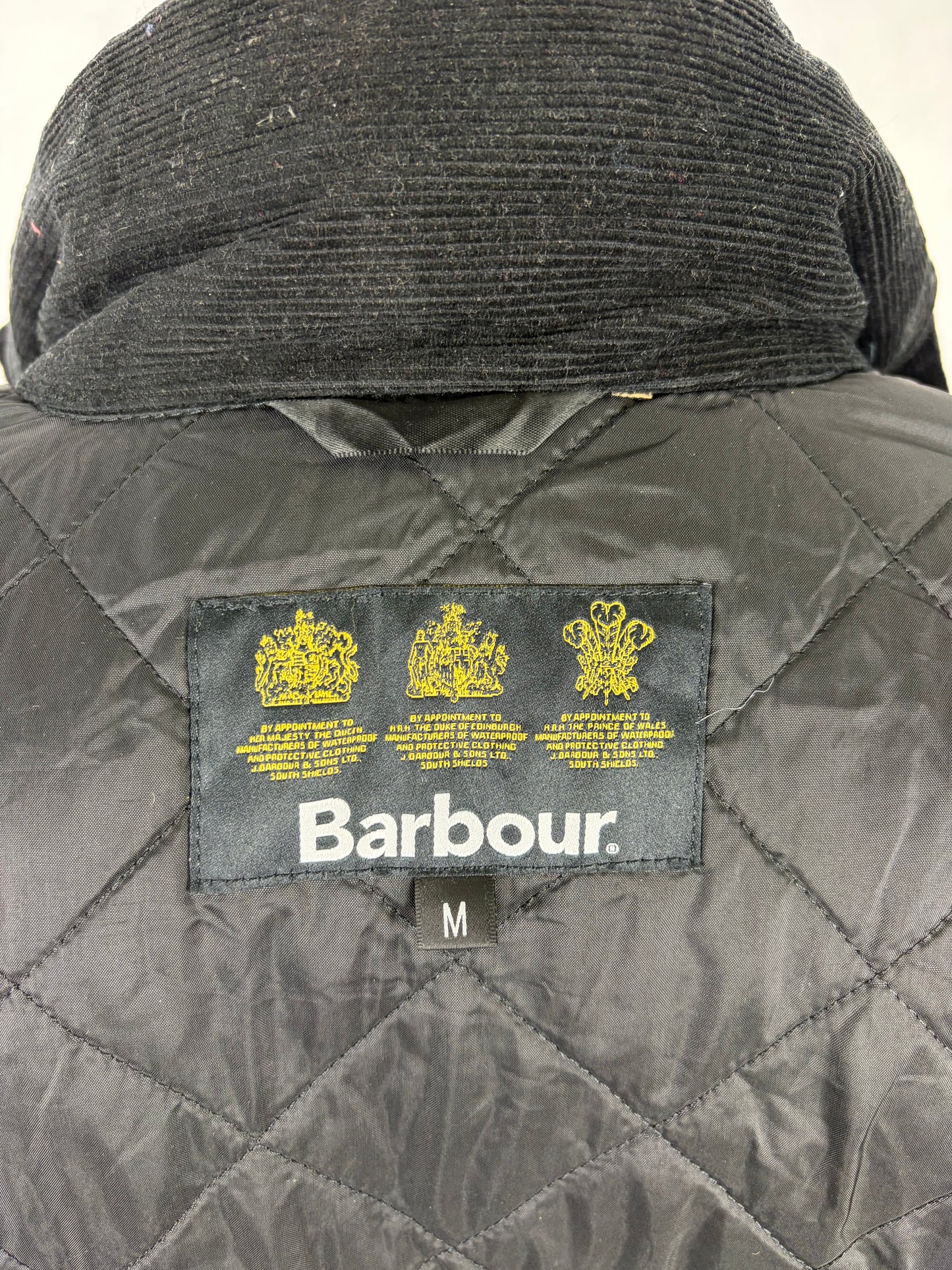 Barbour Giacca uomo nera medium Sapper Jacket Black Waxed Sapper Jacket Size Medium