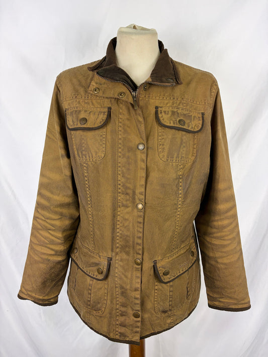 Giacca Barbour donna beige utility UK14 tg.42/44 - Beige Lady Waxed Utility Jacket size UK14 - Shop In London