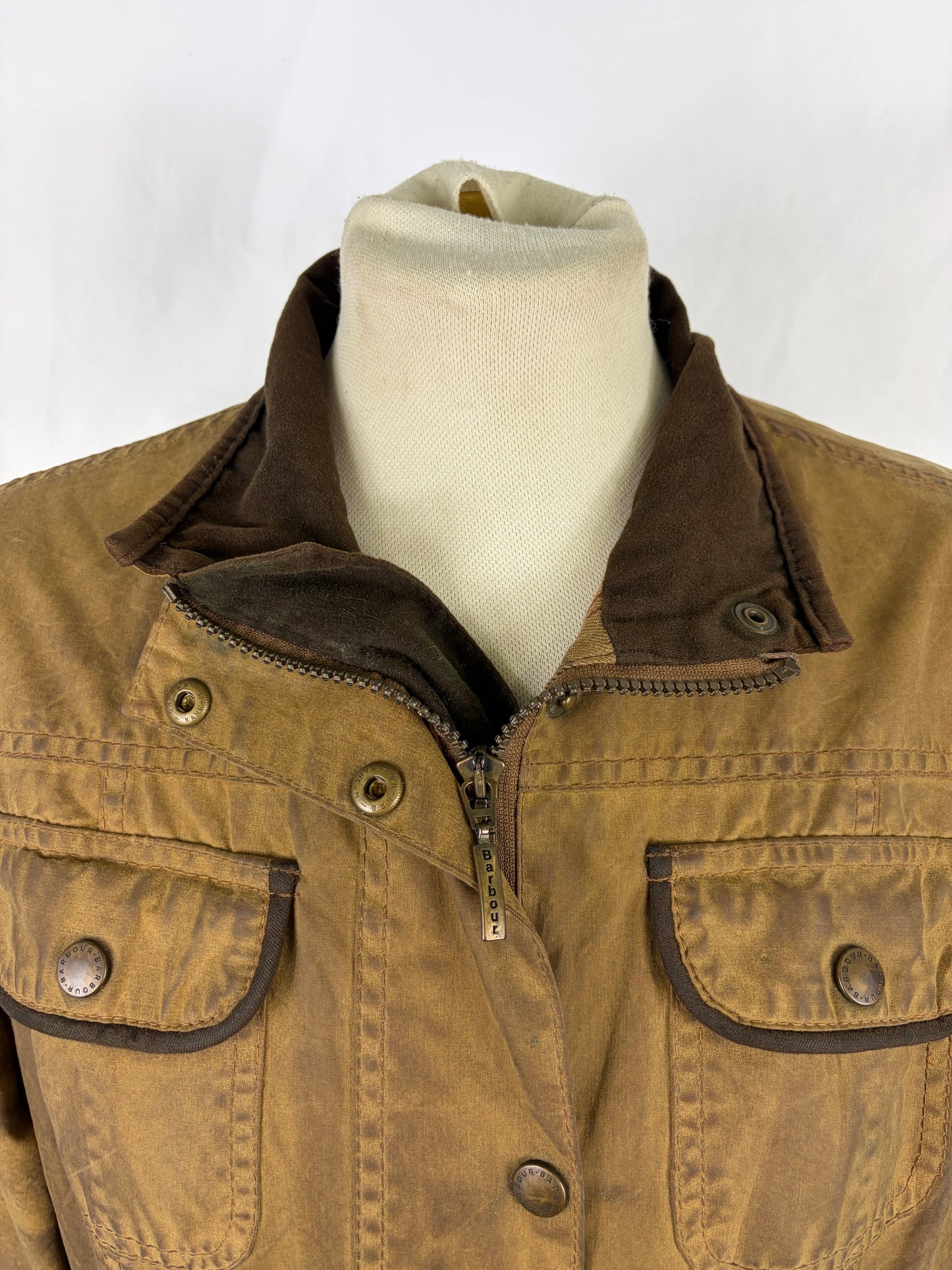 Giacca Barbour donna beige utility UK14 tg.42/44 - Beige Lady Waxed Utility Jacket size UK14