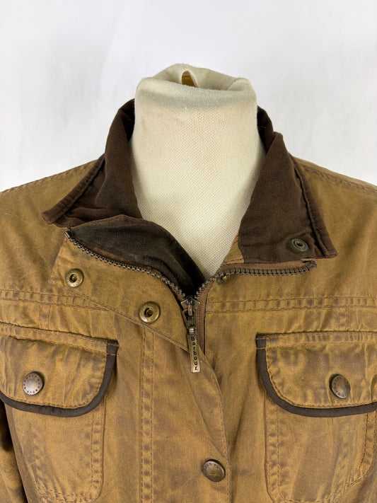 Giacca Barbour donna beige utility UK14 tg.42/44 - Beige Lady Waxed Utility Jacket size UK14 - Shop In London