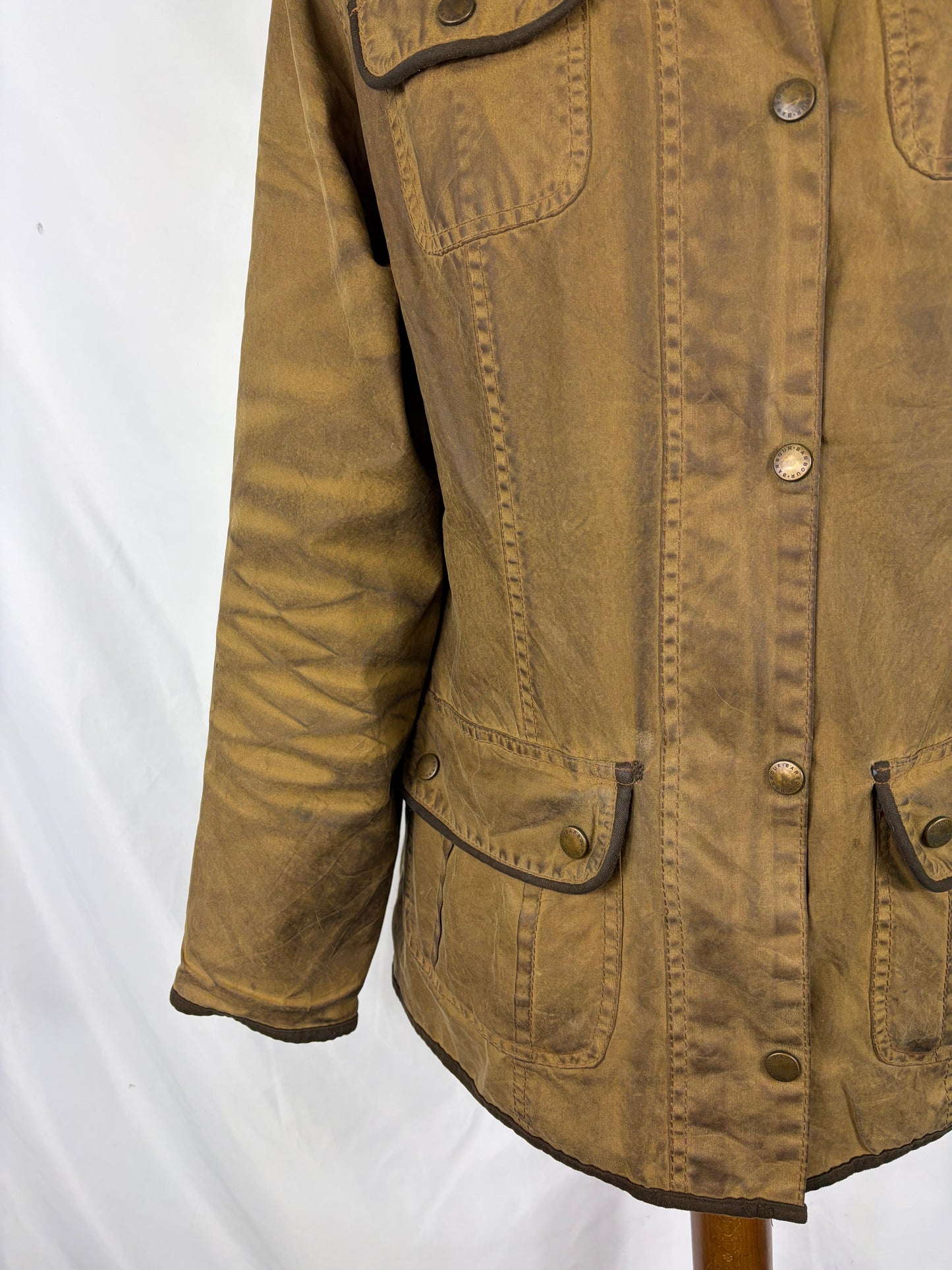 Giacca Barbour donna beige utility UK14 tg.42/44 - Beige Lady Waxed Utility Jacket size UK14