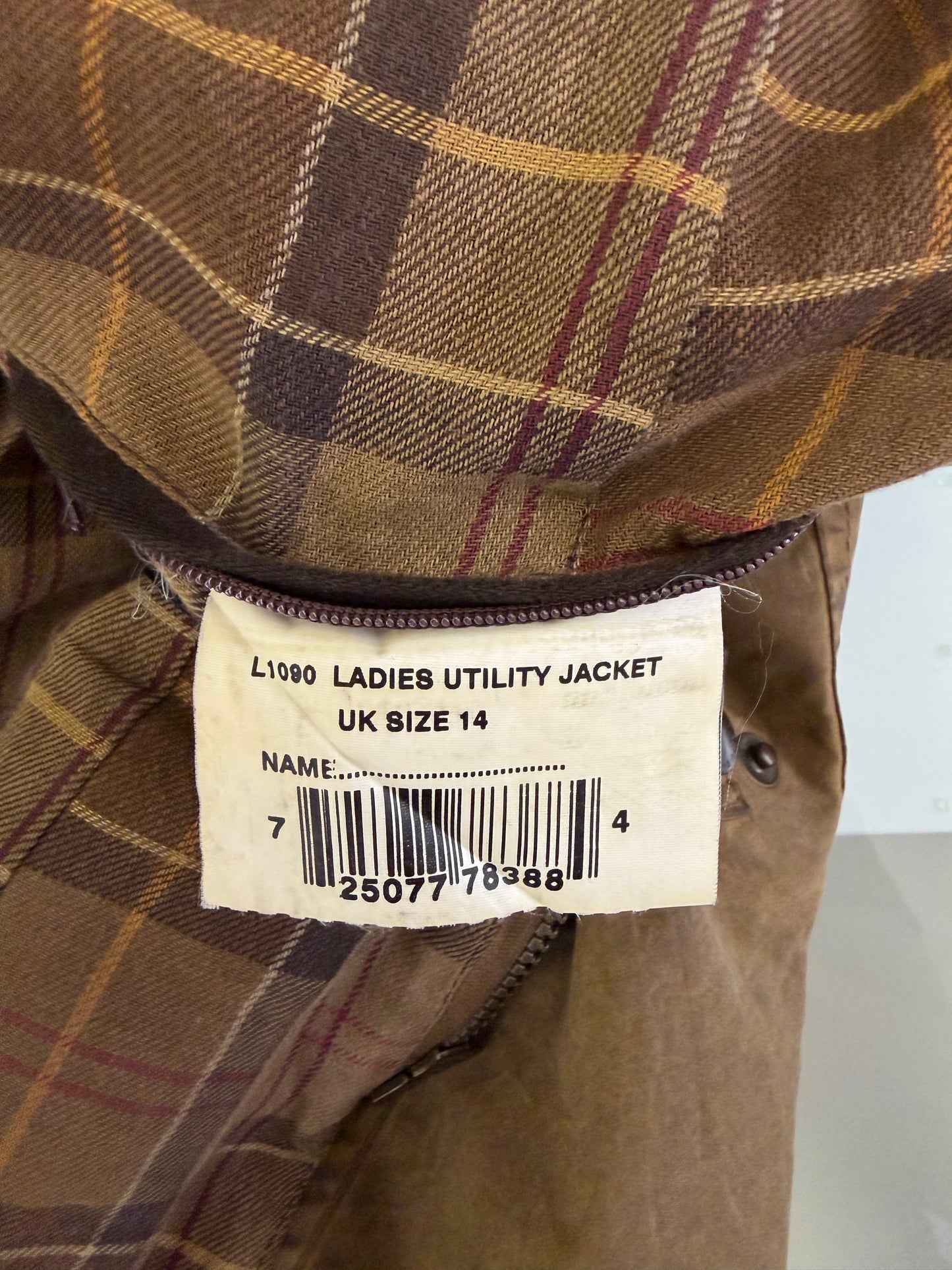 Giacca Barbour donna beige utility UK14 tg.42/44 - Beige Lady Waxed Utility Jacket size UK14