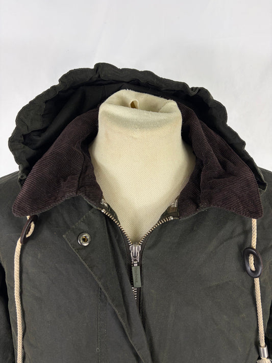 Giacca Barbour verde cerata da donna Uk 10 tg.40 -Green Whitmore Wax jacket Size uk10 Small - Shop In London