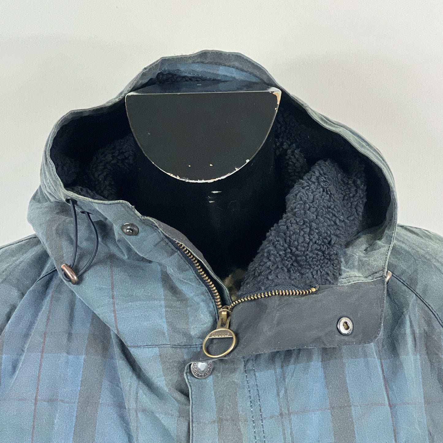 Parka Barbour da uomo Blundel blu XLarge - Man wax Blue Blundel Wax jacket size XL