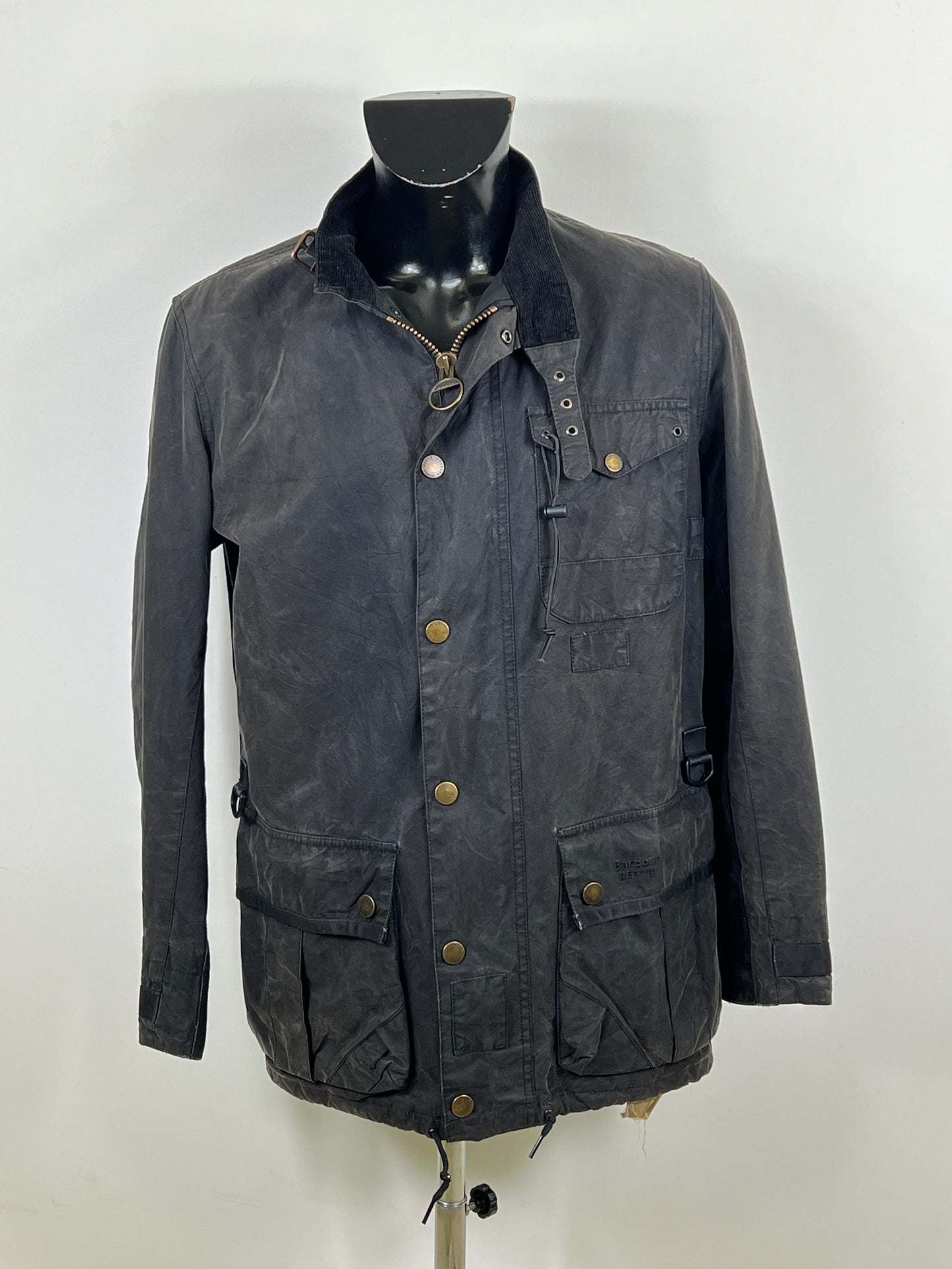 Giacca Barbour Dept B nera Sonar wax jacket Large-Black Dept B Sonar waxed jacket size L