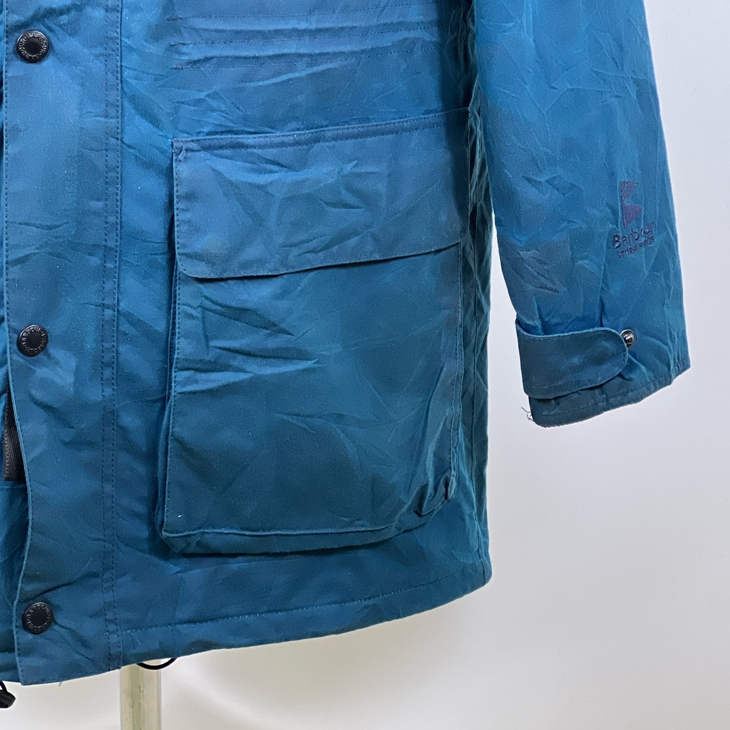 Parka da Uomo Barbour Blu Medium - Man Barbour Fenton Wax Jacket size Medium