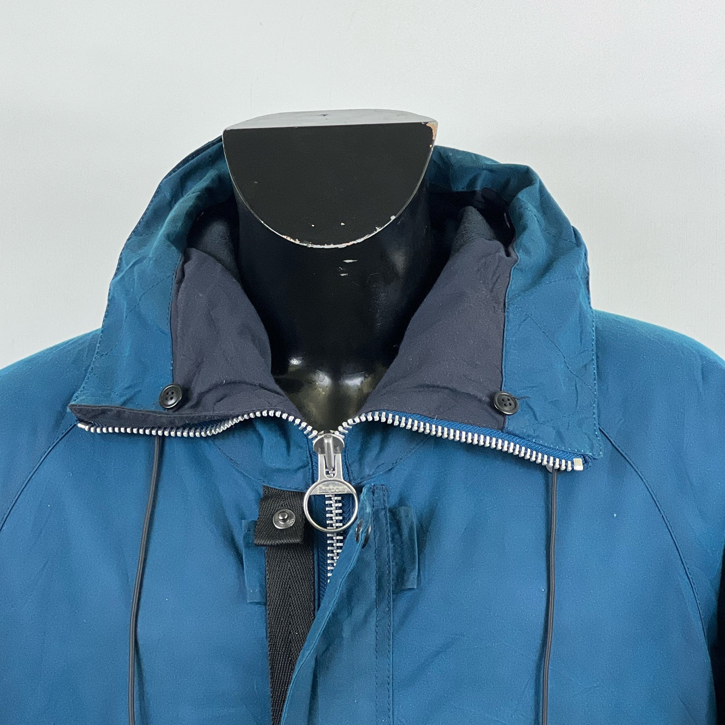 Parka da Uomo Barbour Blu Medium - Man Barbour Fenton Wax Jacket size Medium