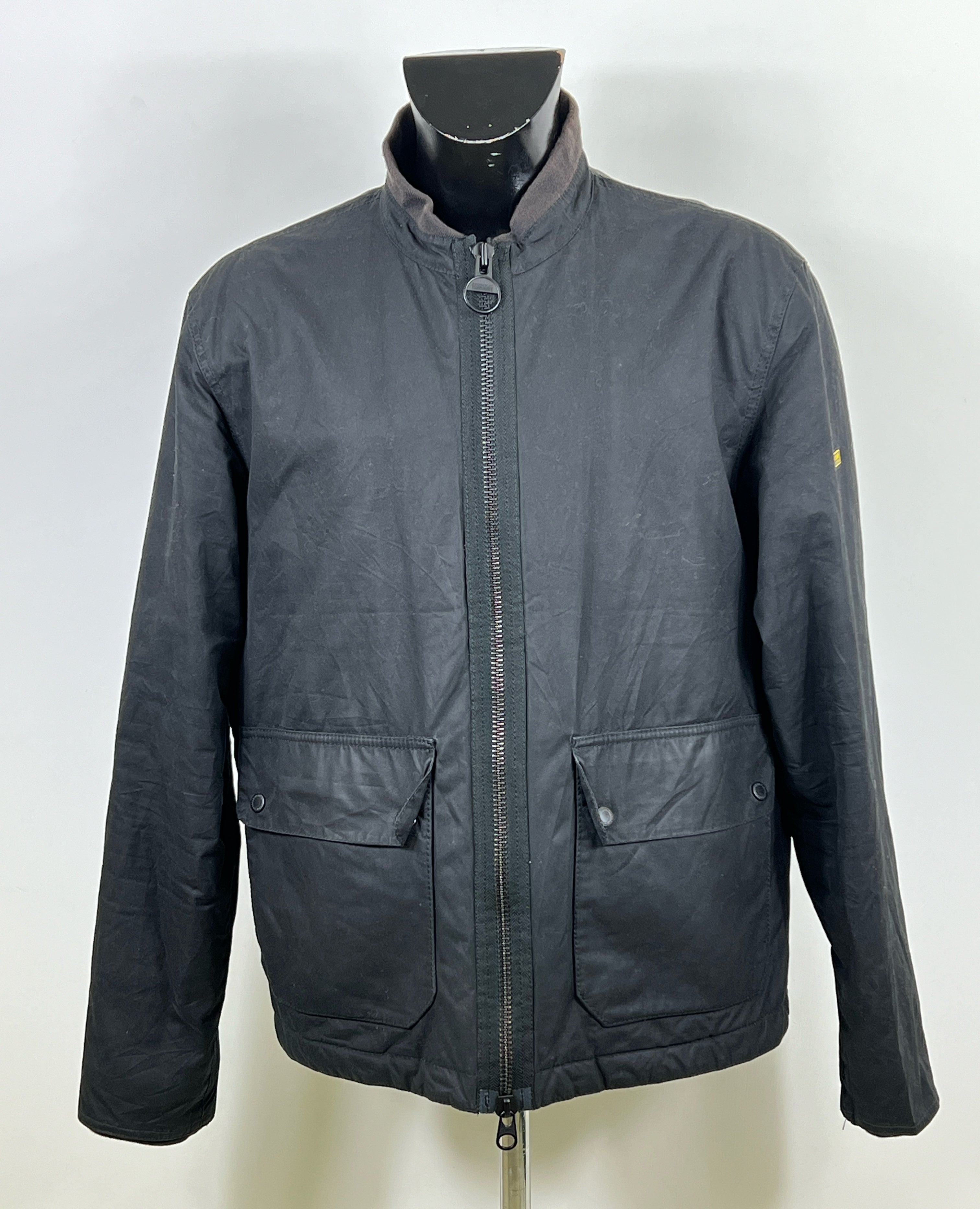Barbour international cheap injection wax jacket