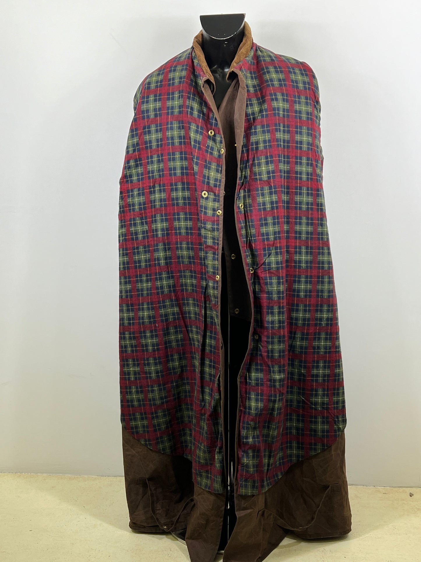 RARO Cappotto Barbour Backhouse lungo marrone C46/117 cm XLarge Man Brown wax Long Coat Size XL