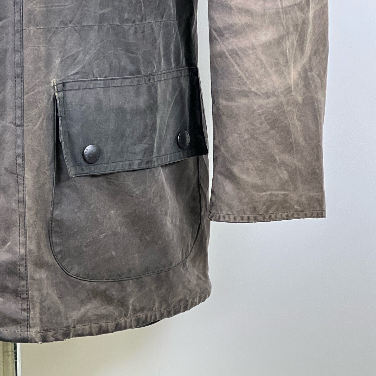 RARA Barbour Giacca Cowen Commando Grigio c36/91 cm Grey wax Man Jacket size S