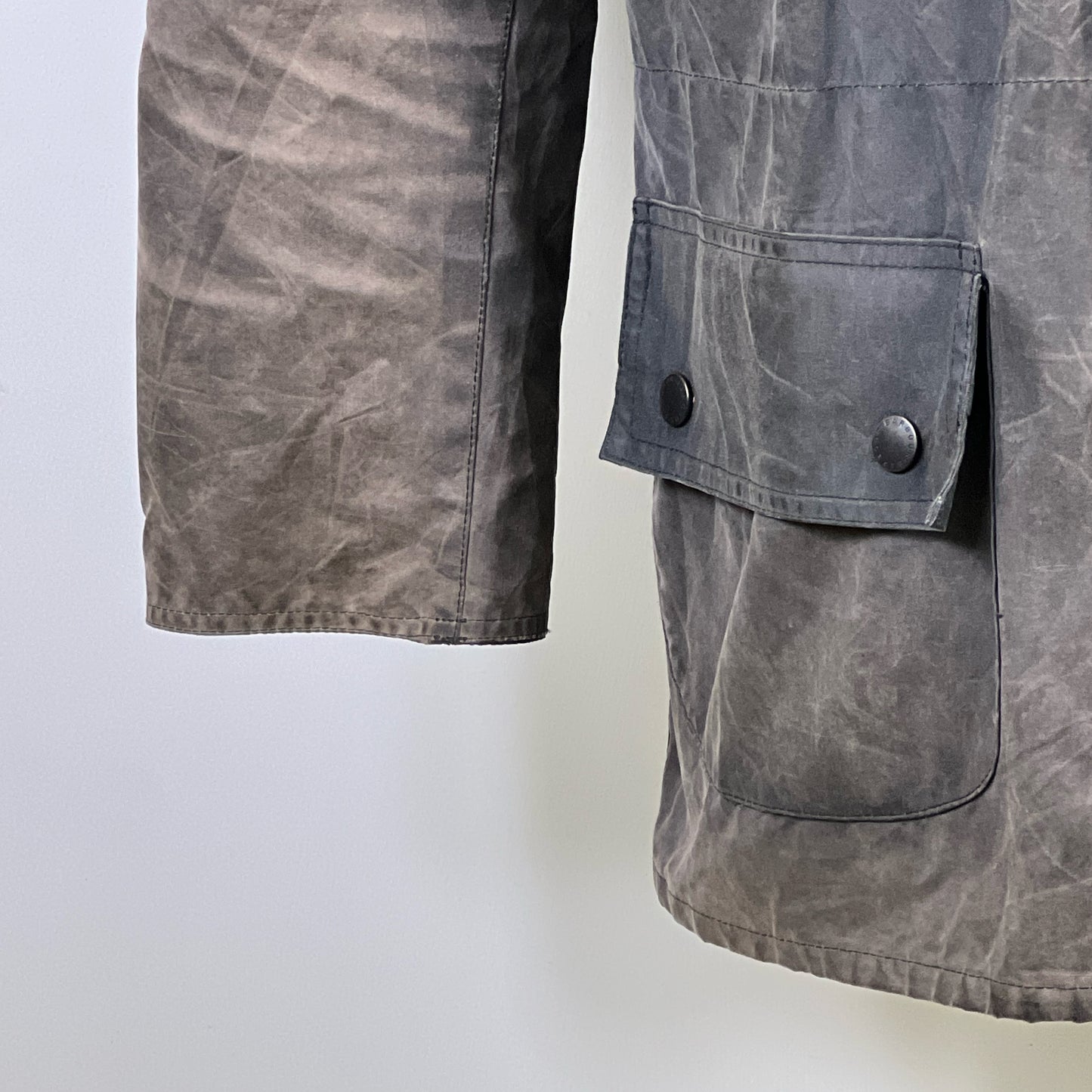 RARA Barbour Giacca Cowen Commando Grigio c36/91 cm Grey wax Man Jacket size S