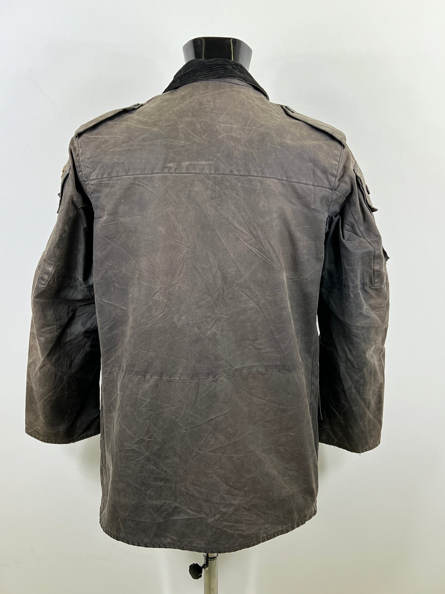 RARA Barbour Giacca Cowen Commando Grigio c36/91 cm Grey wax Man Jacket size S