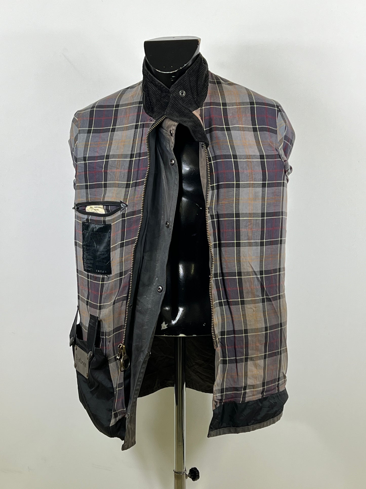 RARA Barbour Giacca Cowen Commando Grigio c36/91 cm Grey wax Man Jacket size S