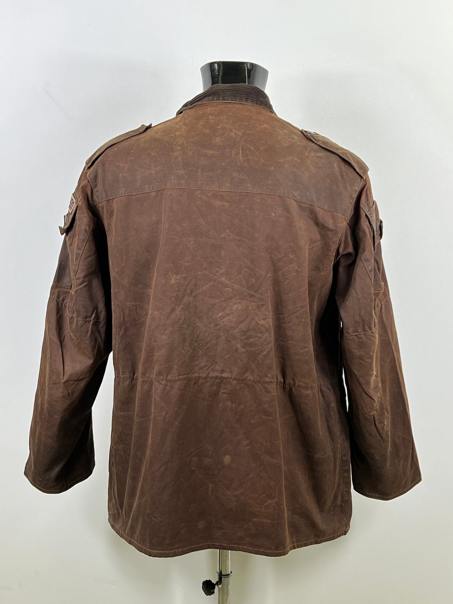 RARA Barbour Giacca Cowen Commando Marrone c40/102 cm Brown wax Man Jacket size M