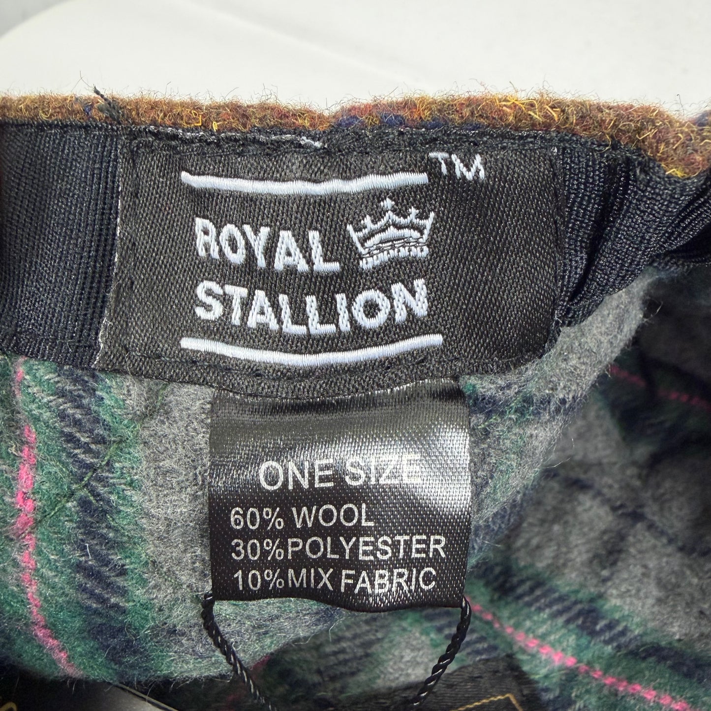 Coppola nuova inglese in lana a otto spicchi marrone in tweed  - Eight panel tweed brown baker boy cap size one