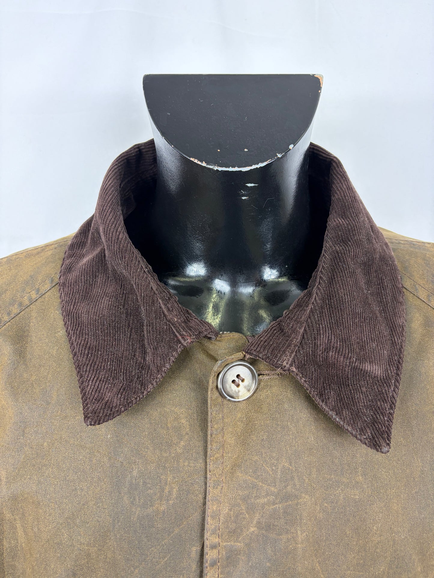 RARA Barbour Giacca Uomo Beauchamp verde C50/127 cm XXL- Olive Waxed Beauchamp coat size XXL - Shop In London