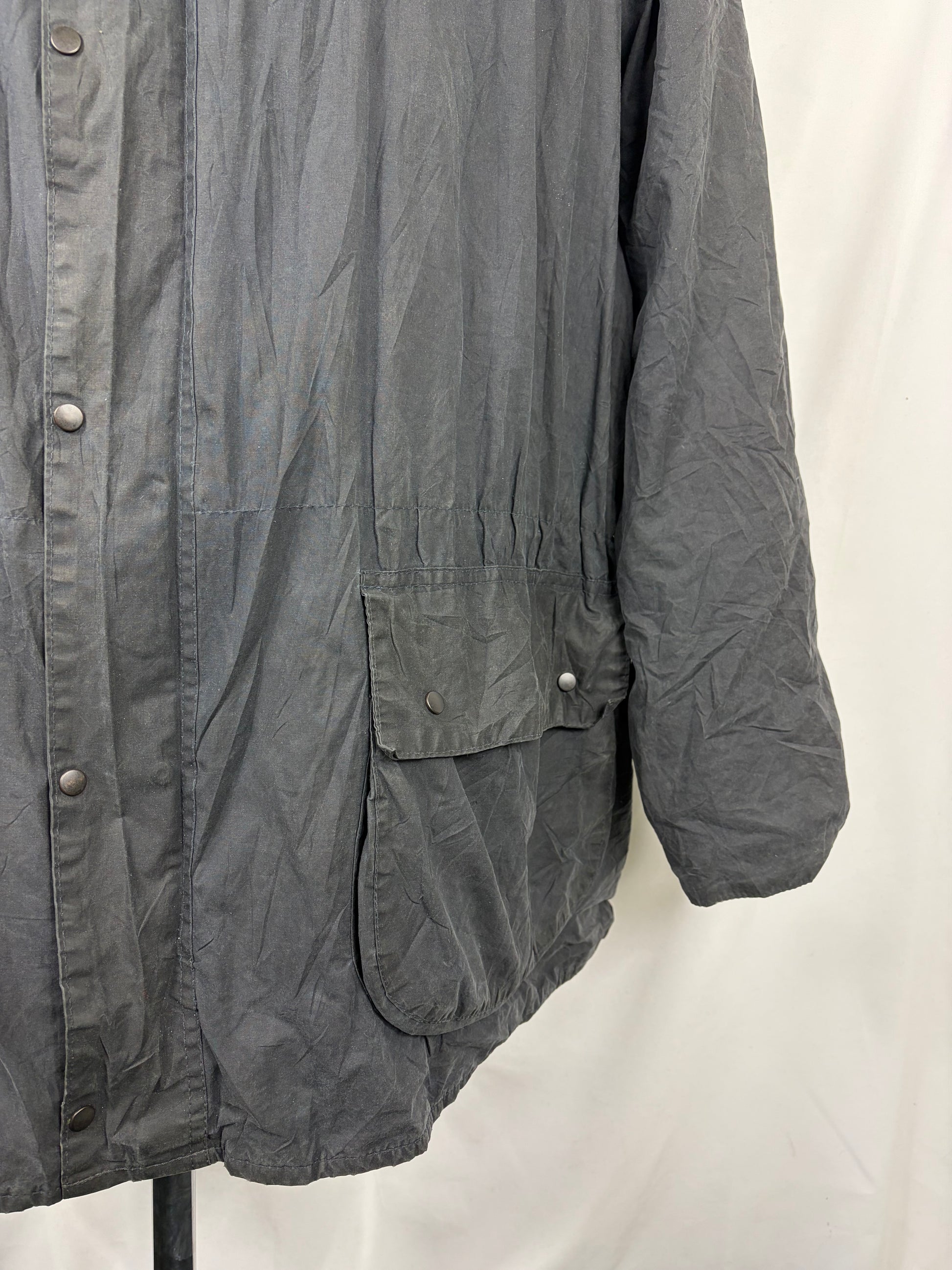 Barbour Classic Durham blu con cappuccio C50/127 cm Navy Hooded waxed durham Size XXL - Shop In London