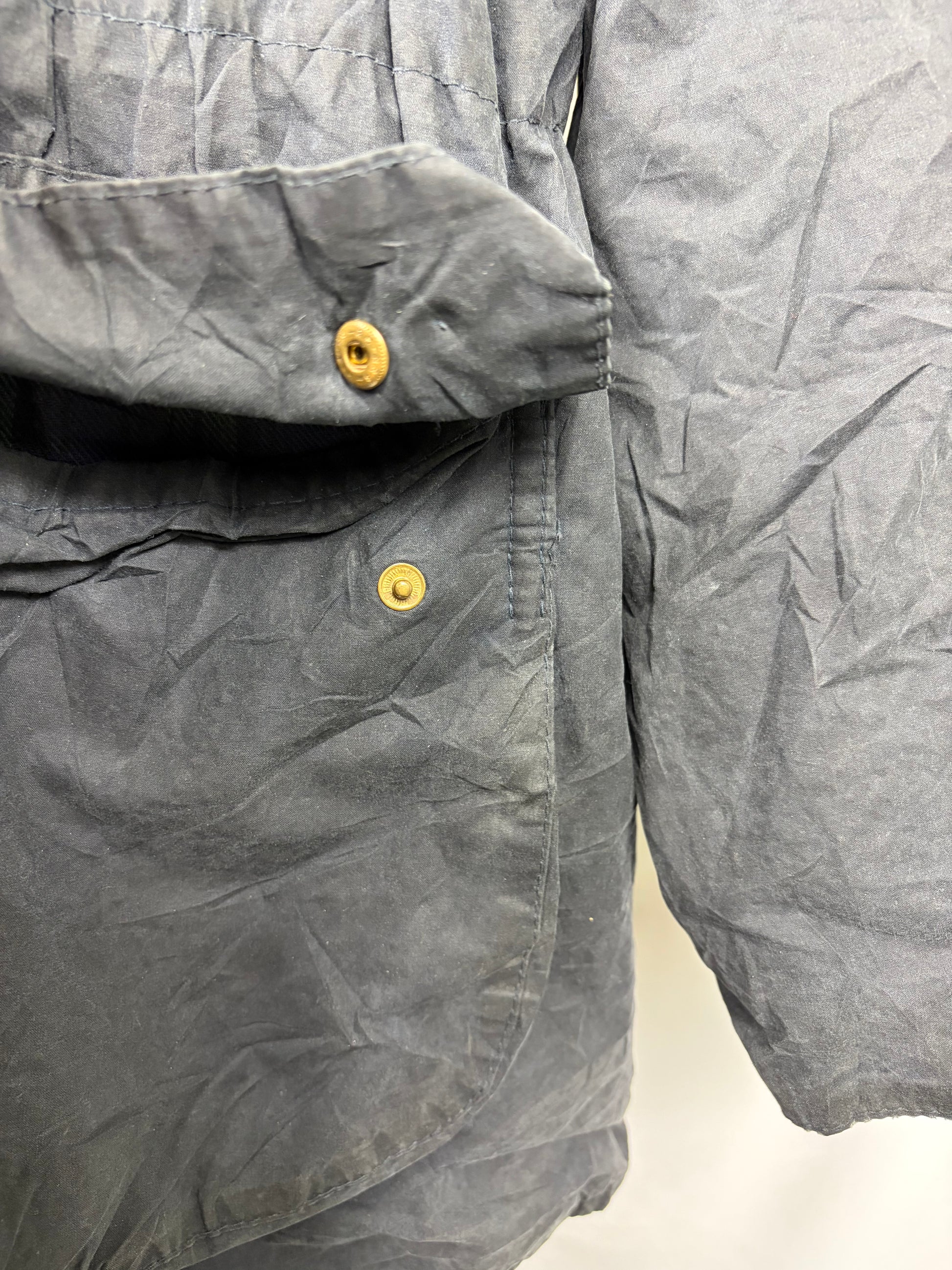 Barbour Classic Durham blu con cappuccio C50/127 cm Navy Hooded waxed durham Size XXL - Shop In London