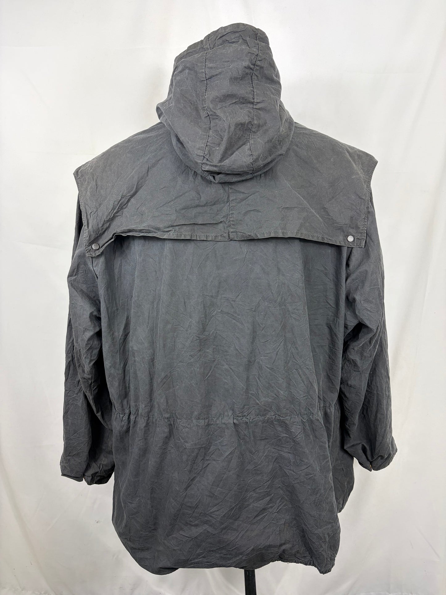 Barbour Classic Durham blu con cappuccio C50/127 cm Navy Hooded waxed durham Size XXL - Shop In London