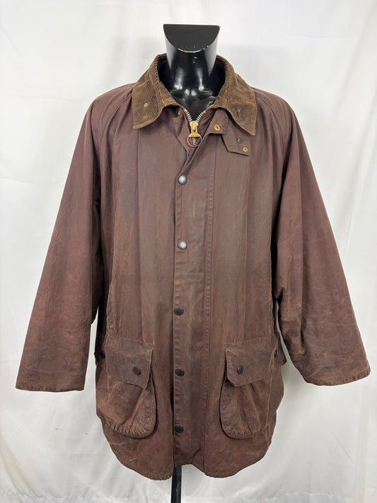 Barbour Gamefair Marrone cerato C50/127 cm Man Vintage Brown Wax Gamefair Jacket c50 XXL - Shop In London