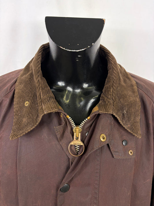 Barbour Gamefair Marrone cerato C50/127 cm Man Vintage Brown Wax Gamefair Jacket c50 XXL - Shop In London