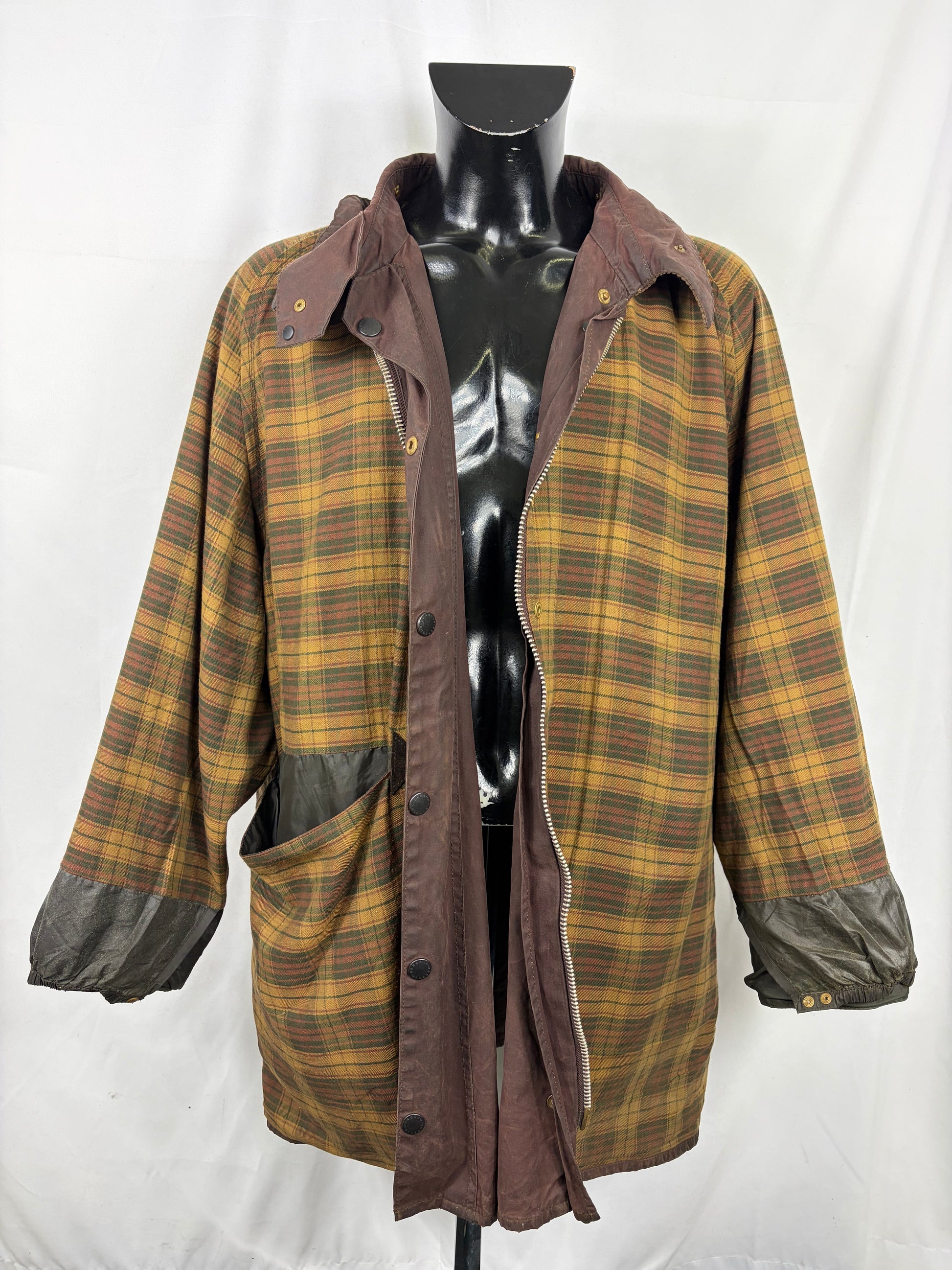 Barbour Gamefair Marrone cerato C50/127 cm Man Vintage Brown Wax Gamefair Jacket c50 XXL - Shop In London