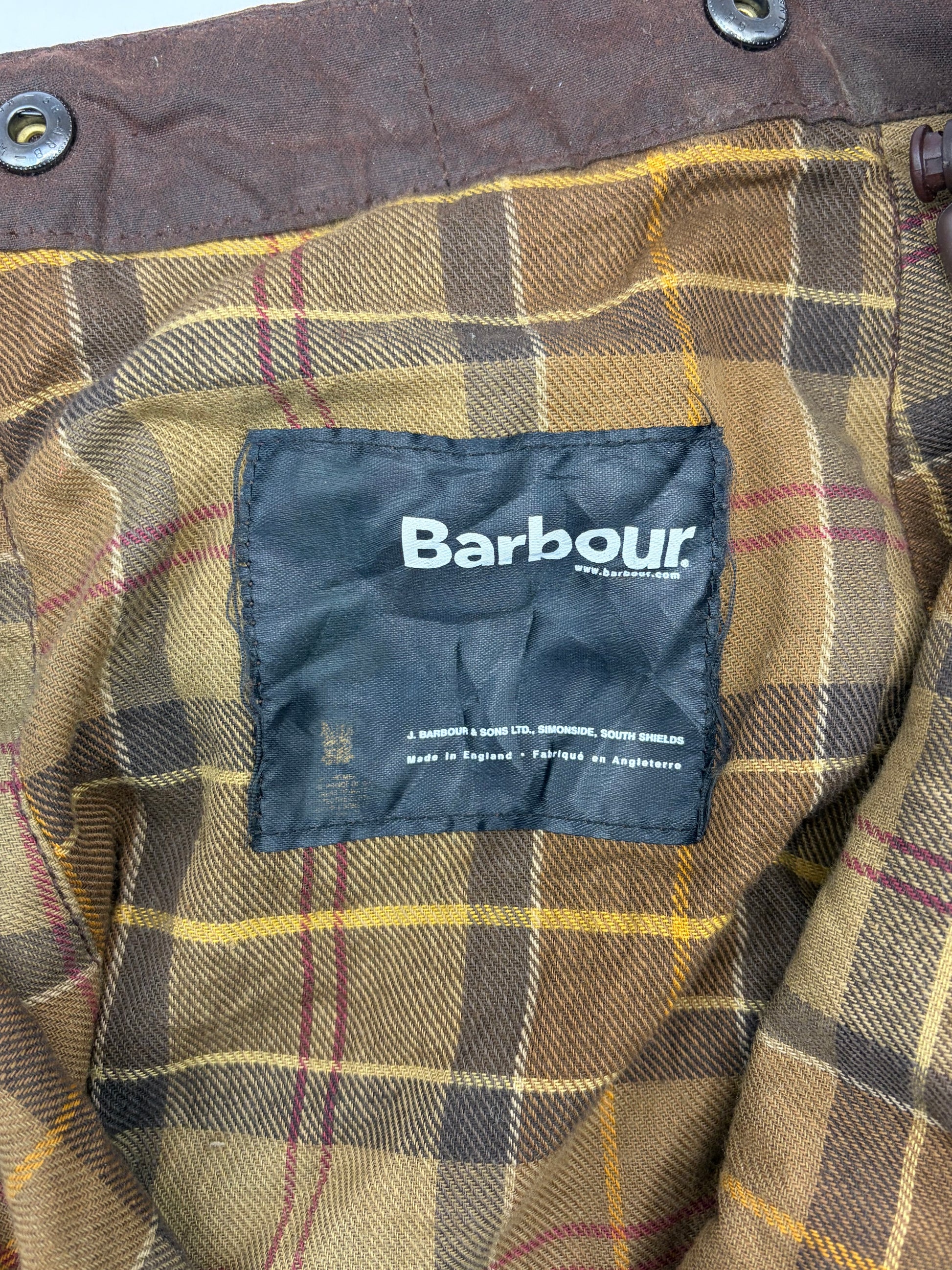 Cappuccio Barbour marrone recente A381  - Brown Waxed hood One size - Shop In London