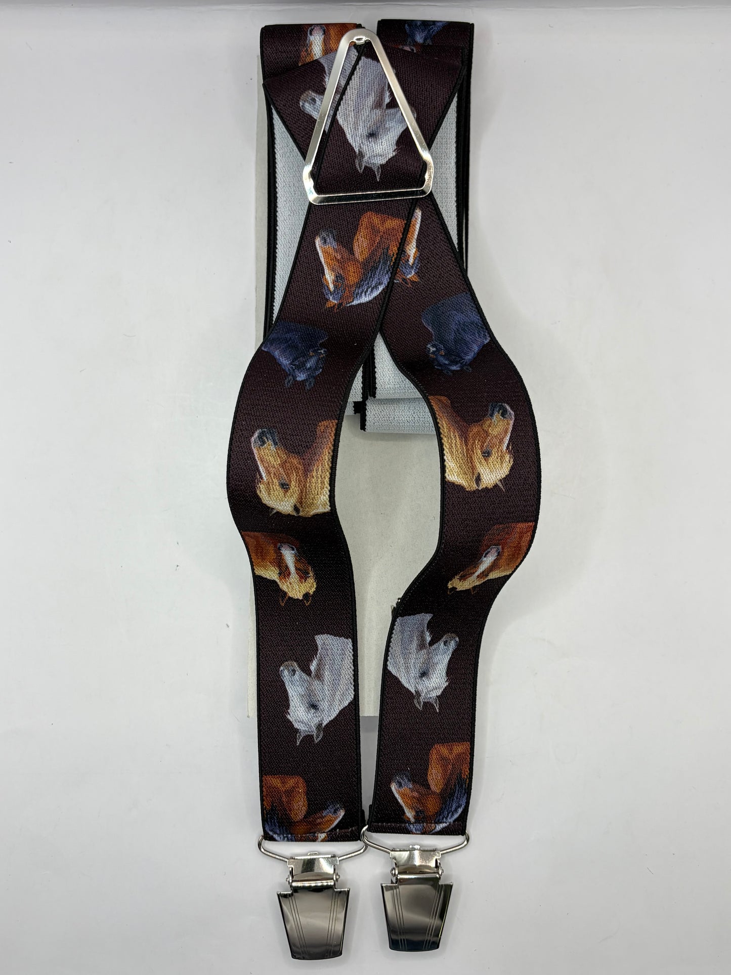Bretelle da uomo con clip fantasia con cavalli - Shop In London
