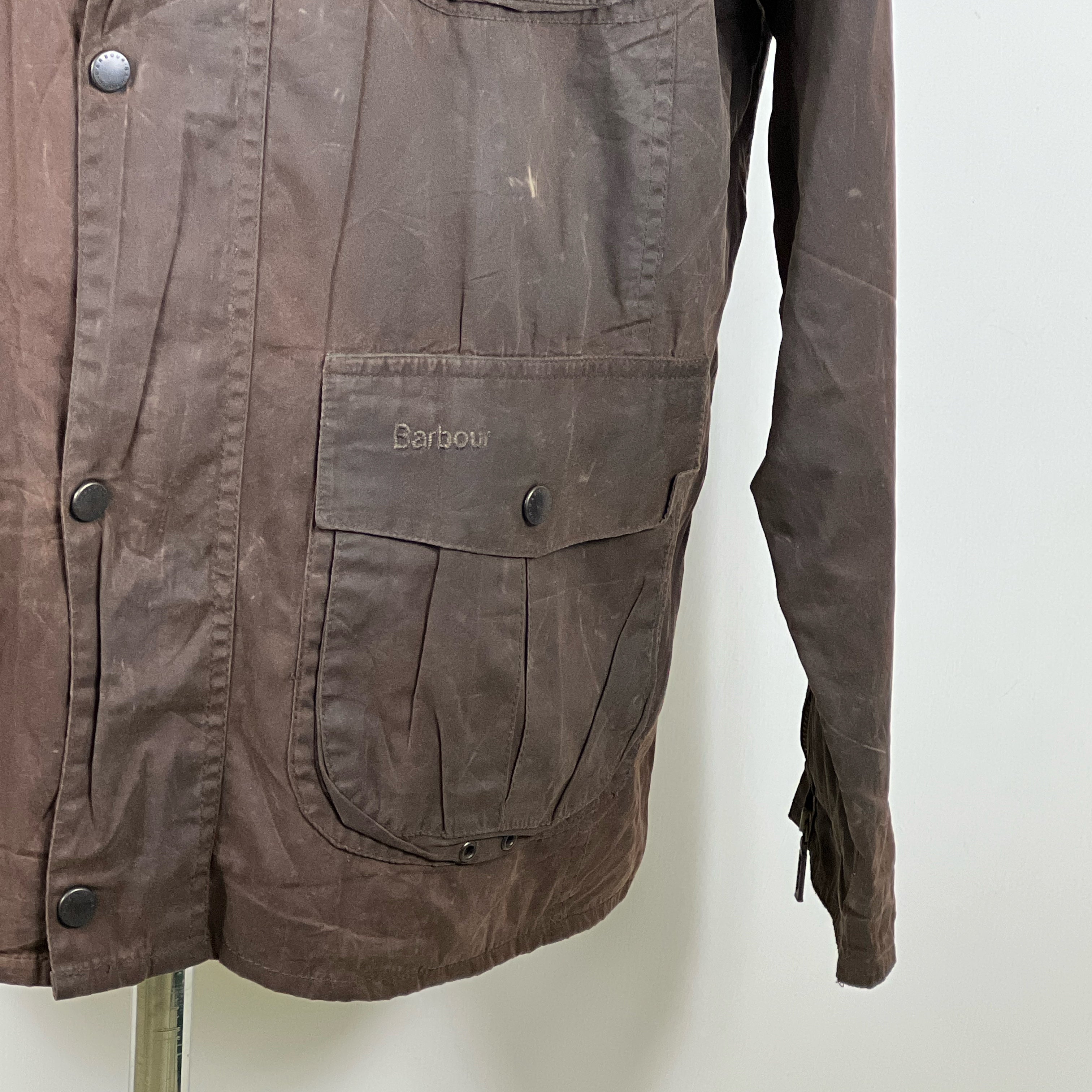 Barbour flyweight wax utility jacket sale