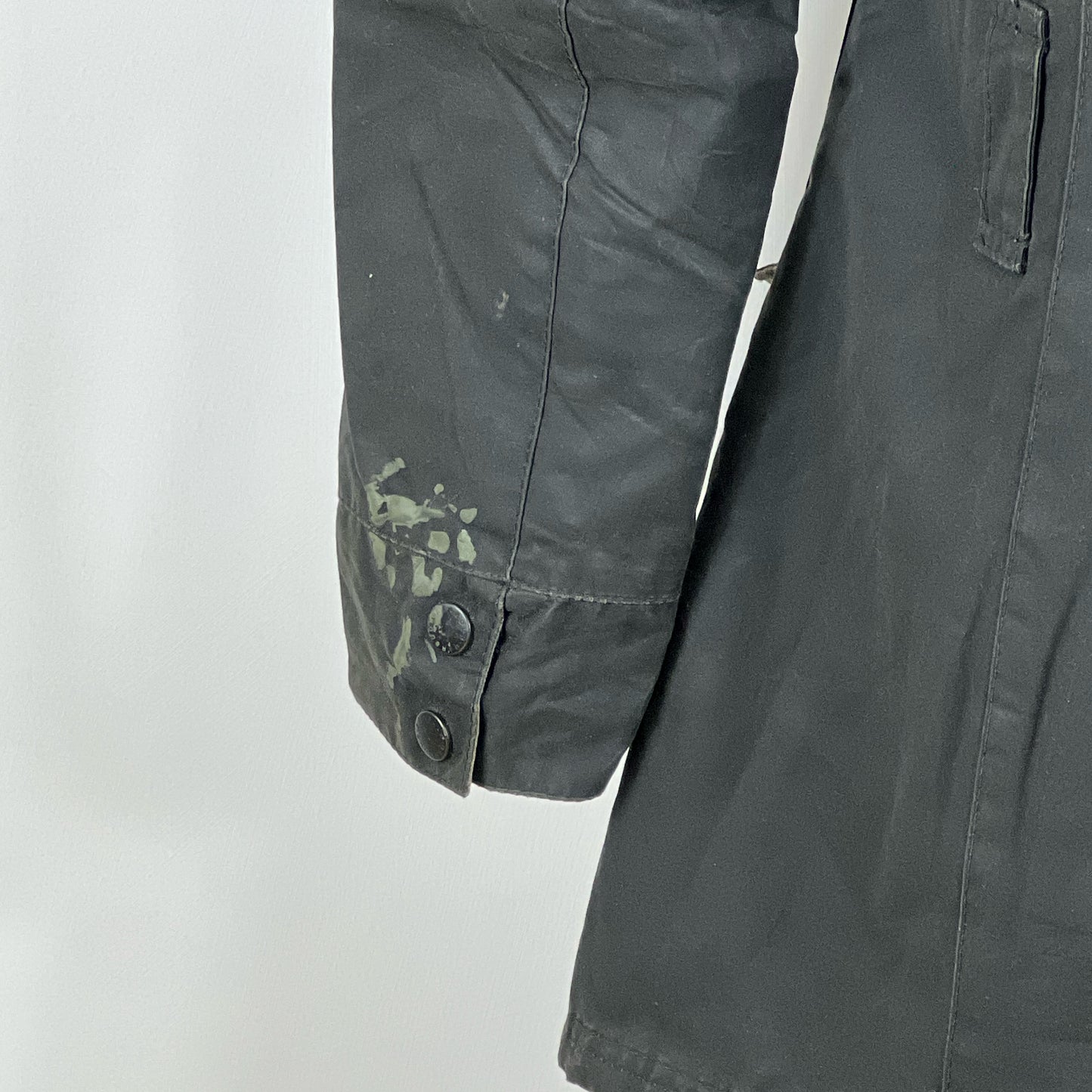 Giacca Barbour donna nera Rebel UK10 Small Black Lady Wax Rebel jacket Small tg.40