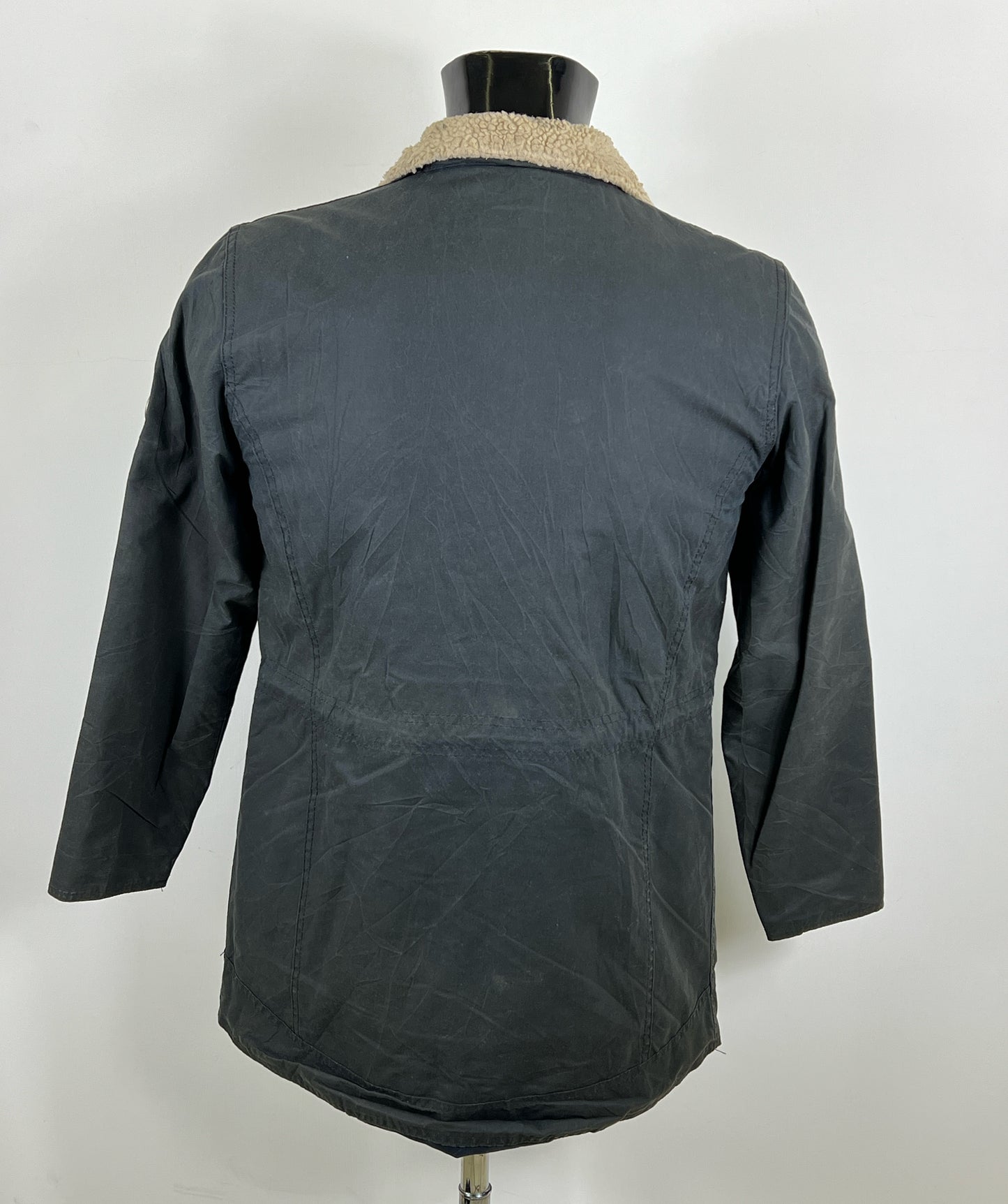 Giacca Barbour donna blu UK10 Small Invernale Blu notte Warm Lady Wax jacket Small tg.40