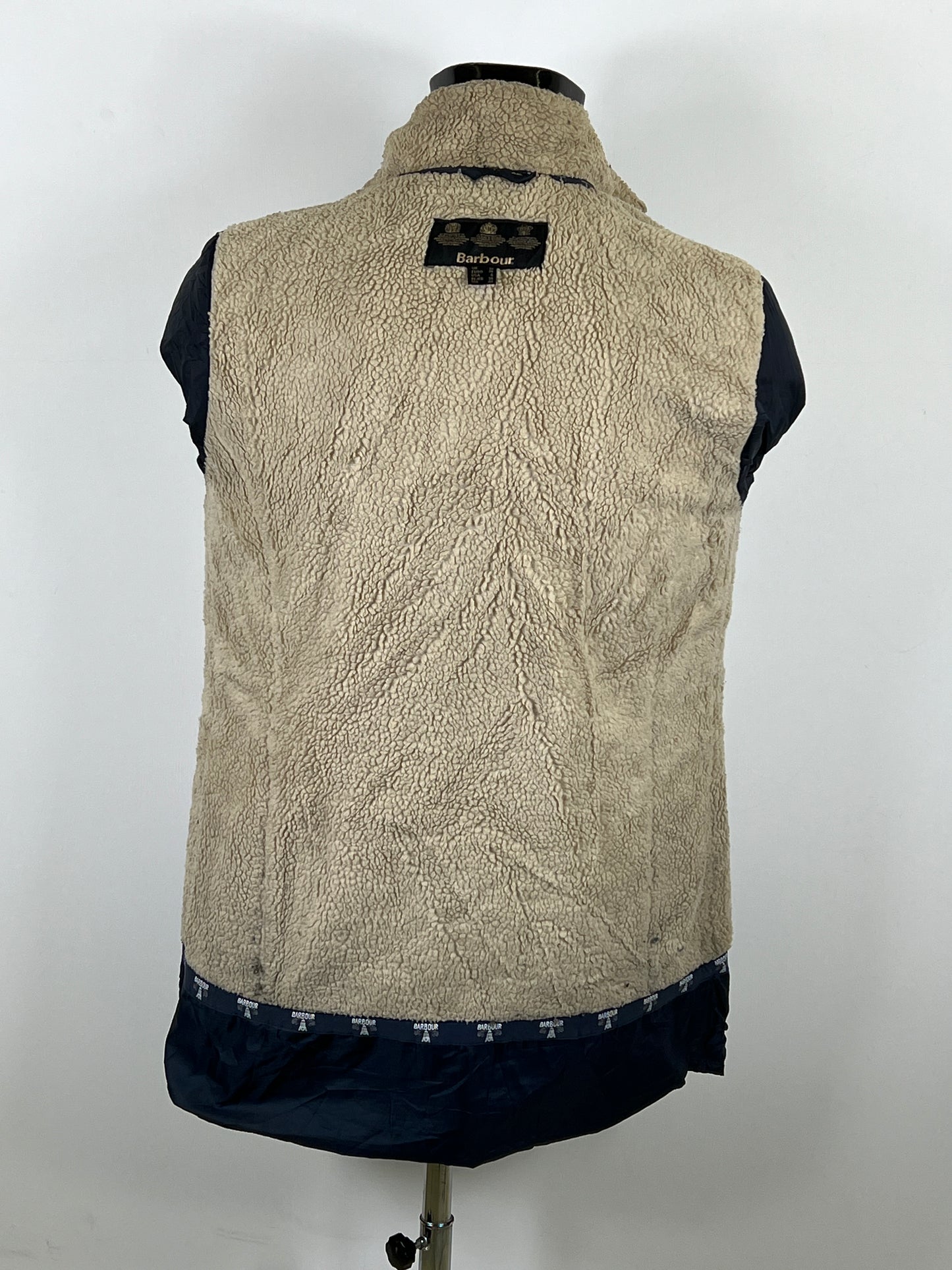 Giacca Barbour donna blu UK10 Small Invernale Blu notte Warm Lady Wax jacket Small tg.40