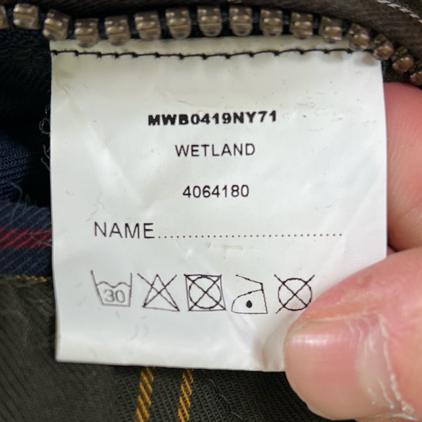 Giacca Barbour impermeabile Wetland Blu XL  Man Navy Waterproof cotton jacket size XL