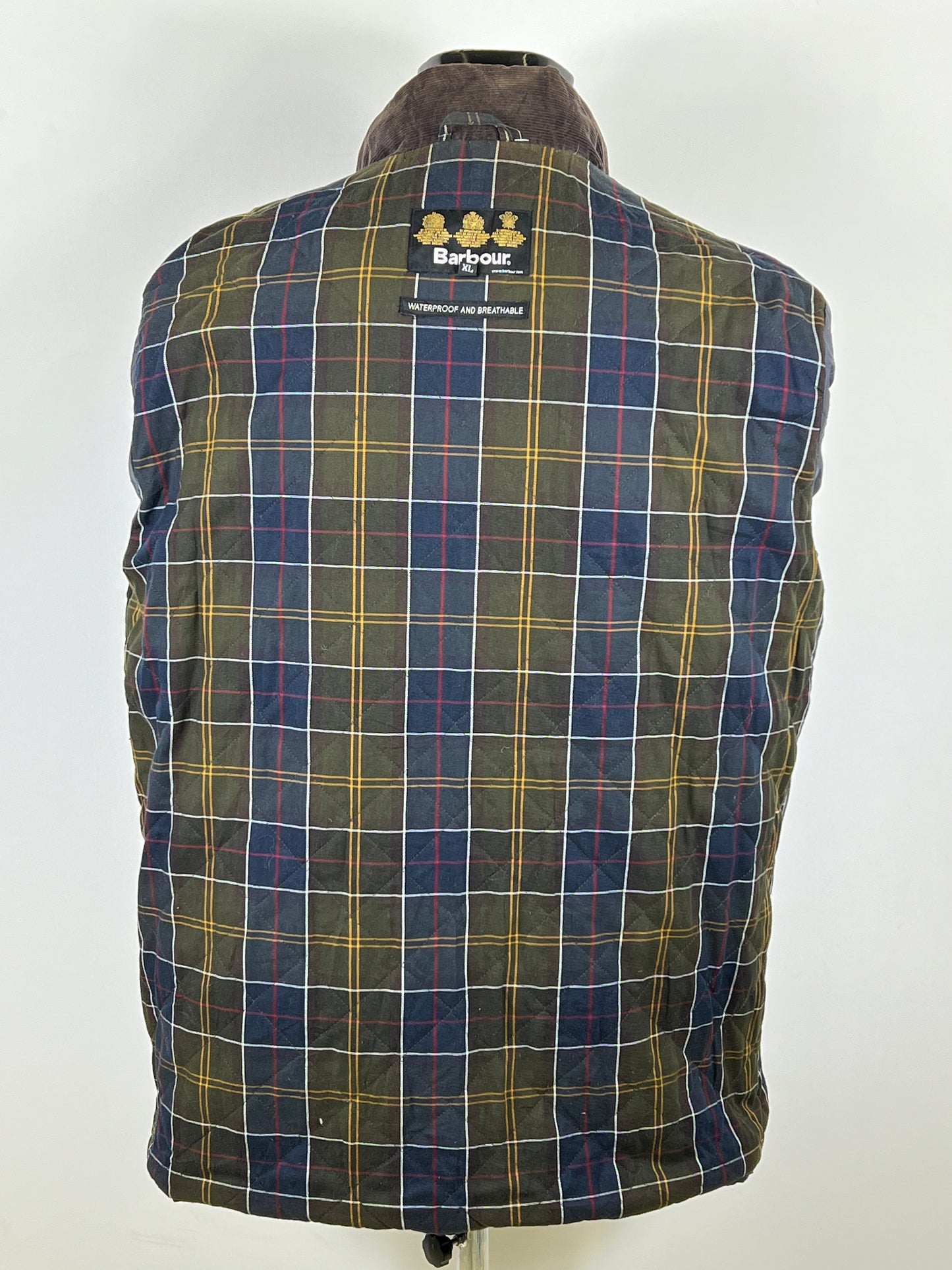 Giacca Barbour impermeabile Wetland Blu XL  Man Navy Waterproof cotton jacket size XL