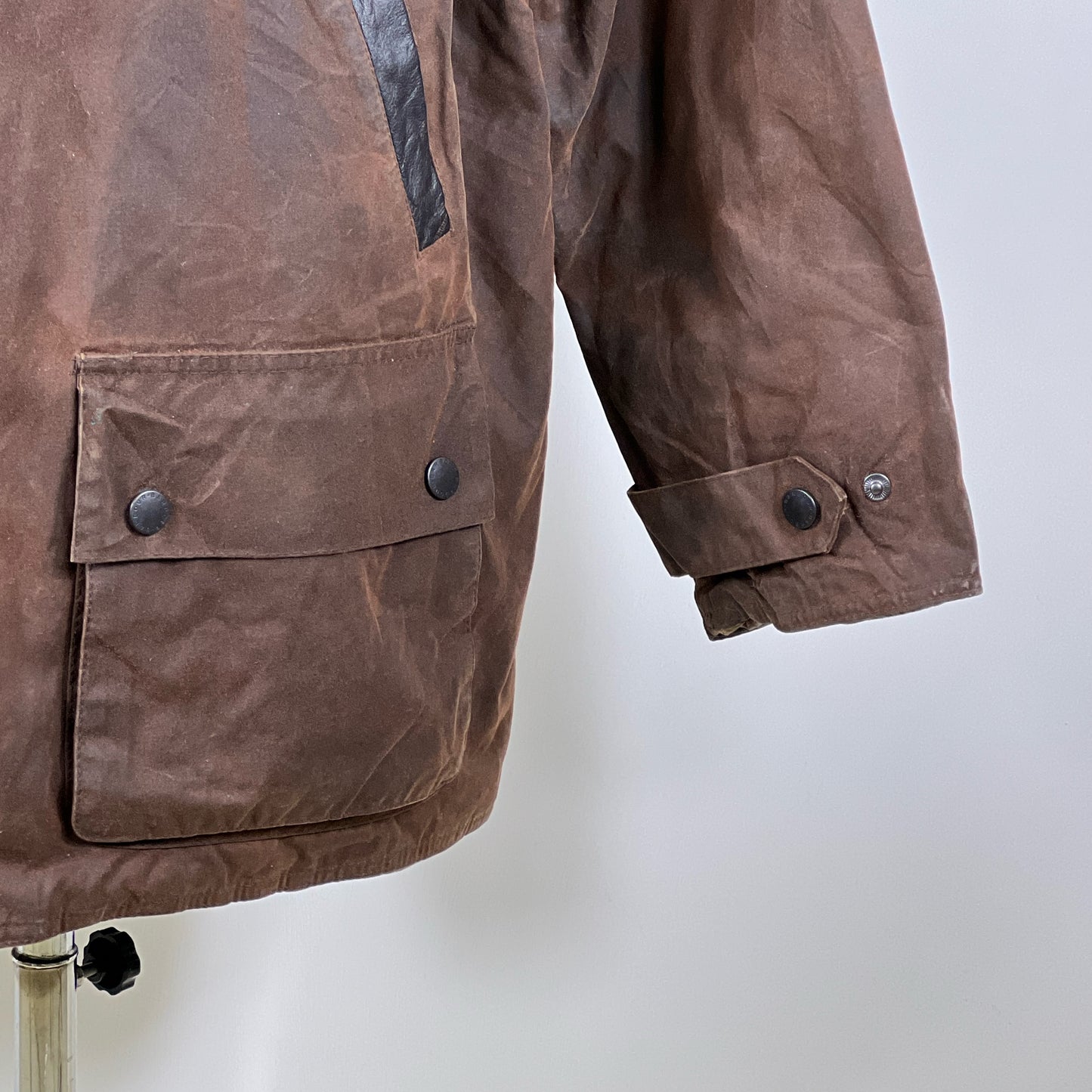 Barbour Giacca Uomo Bushman Marrone XLarge- Man Wax Brown Jacket Size XLarge