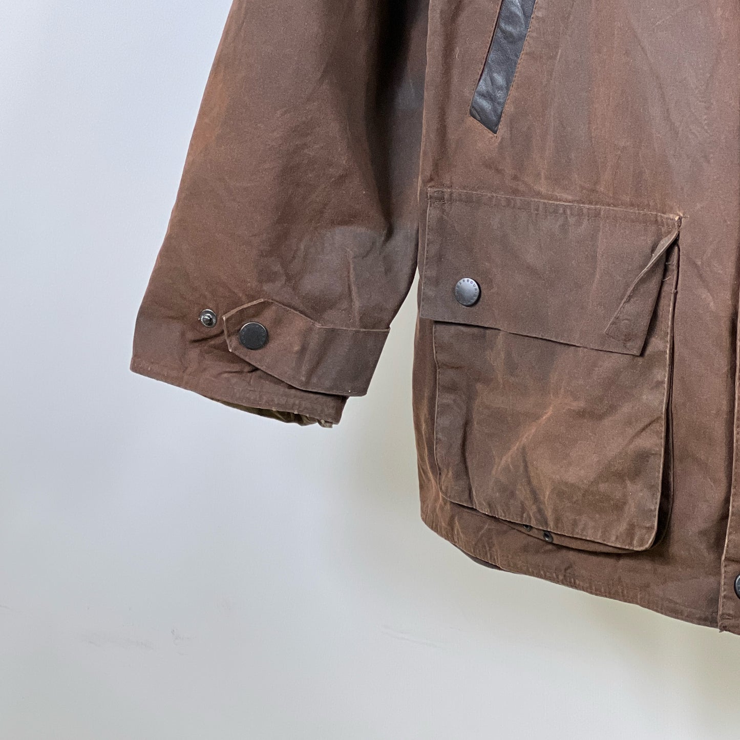 Barbour Giacca Uomo Bushman Marrone XLarge- Man Wax Brown Jacket Size XLarge