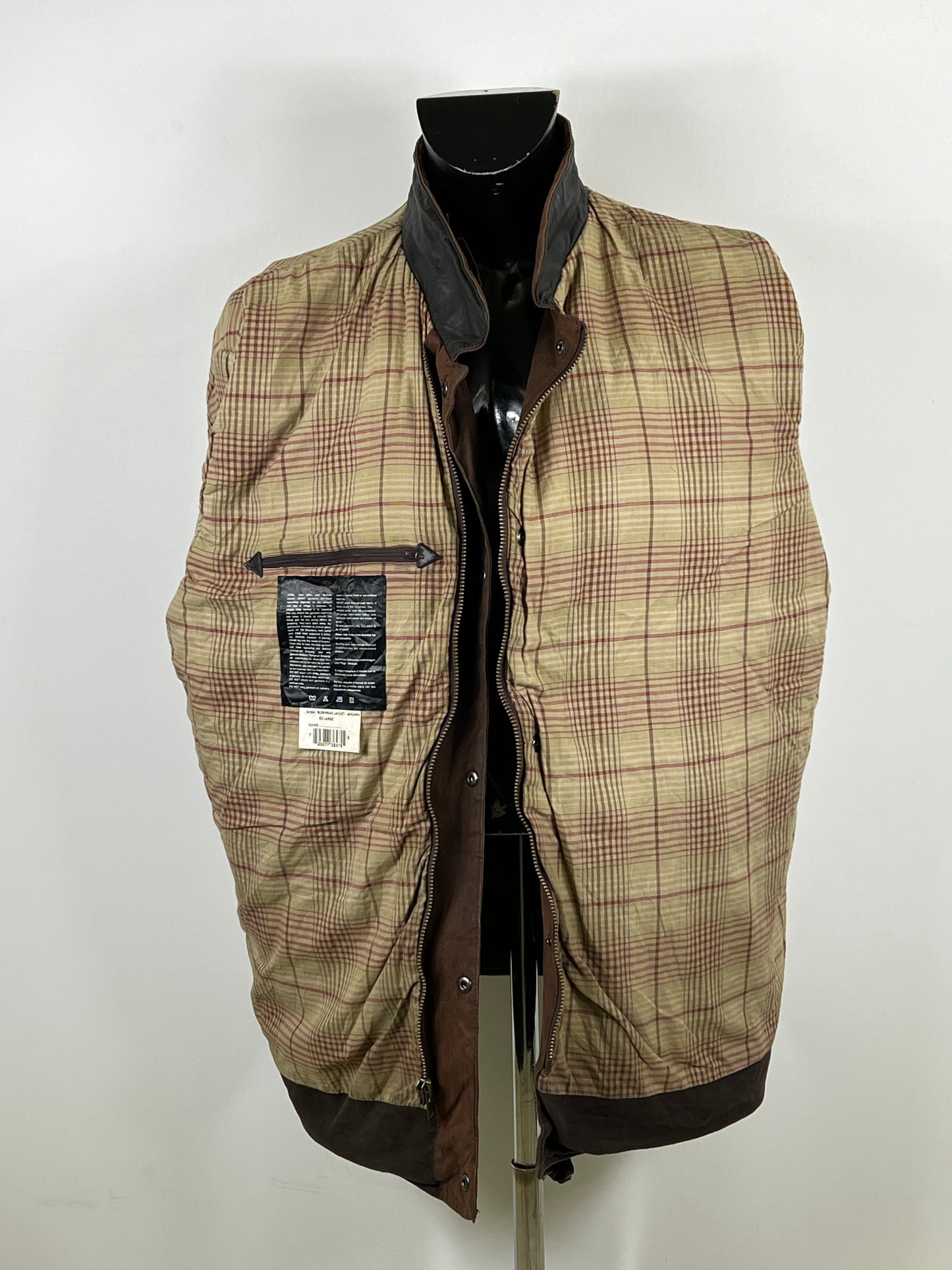 Barbour Giacca Uomo Bushman Marrone XLarge- Man Wax Brown Jacket Size XLarge