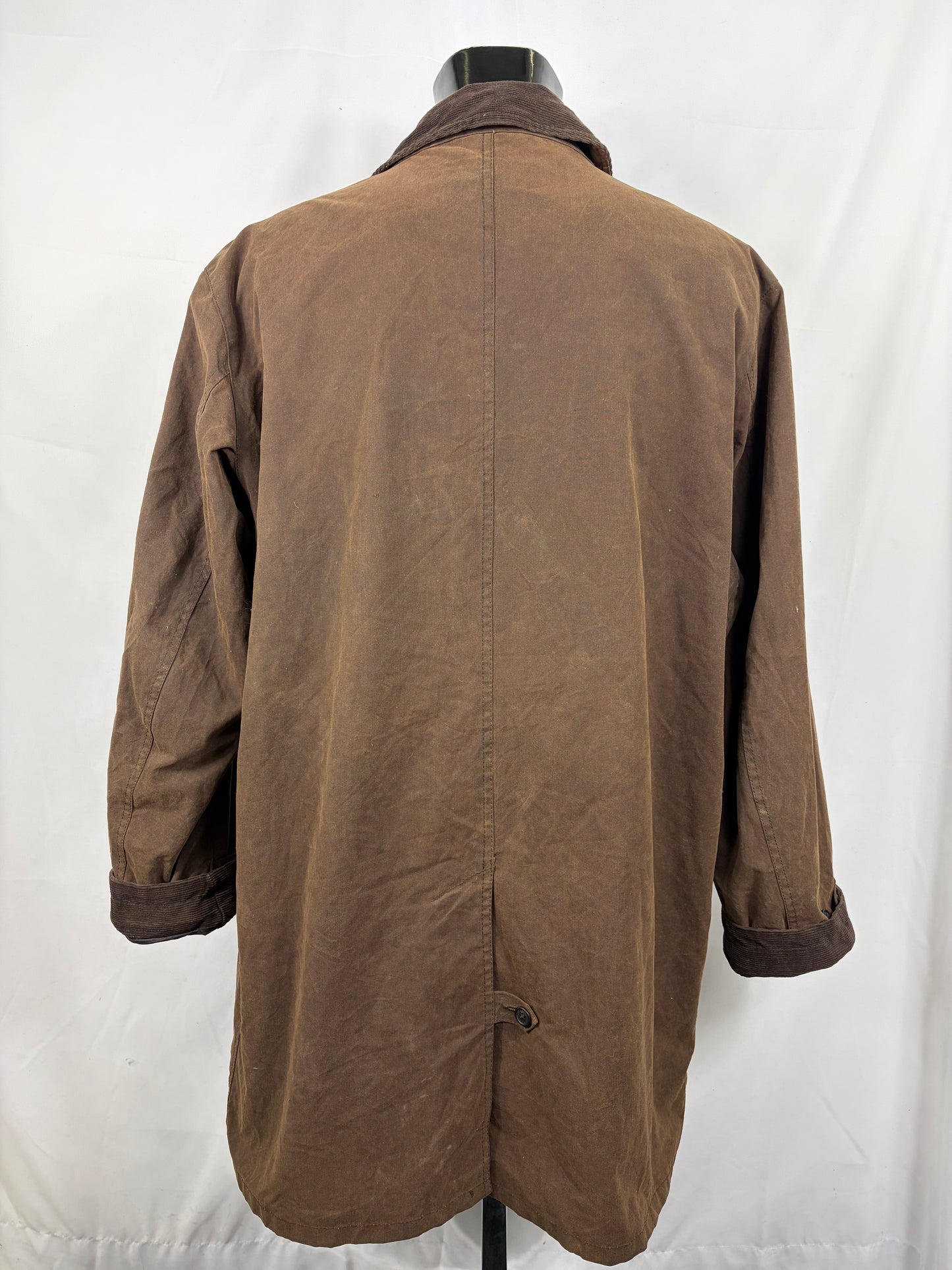 Cappotto Barbour uomo Merton mac marrone XXL - Man Merton brown wax trench coat size XXLarge