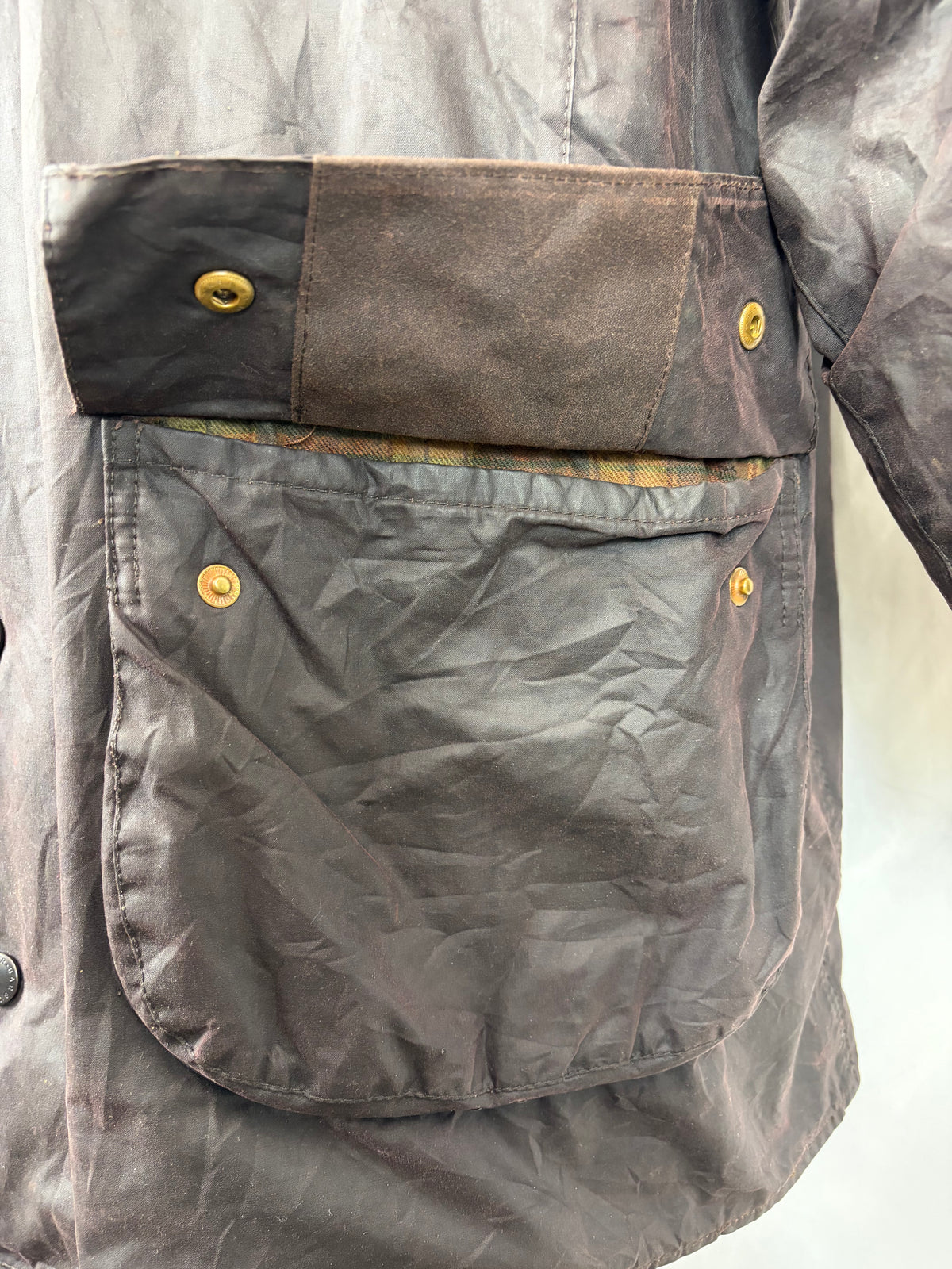 RARA Barbour Gamefair Marrone C44/112 cm Brown Wax Gamefair Jacket c44 size Xlarge